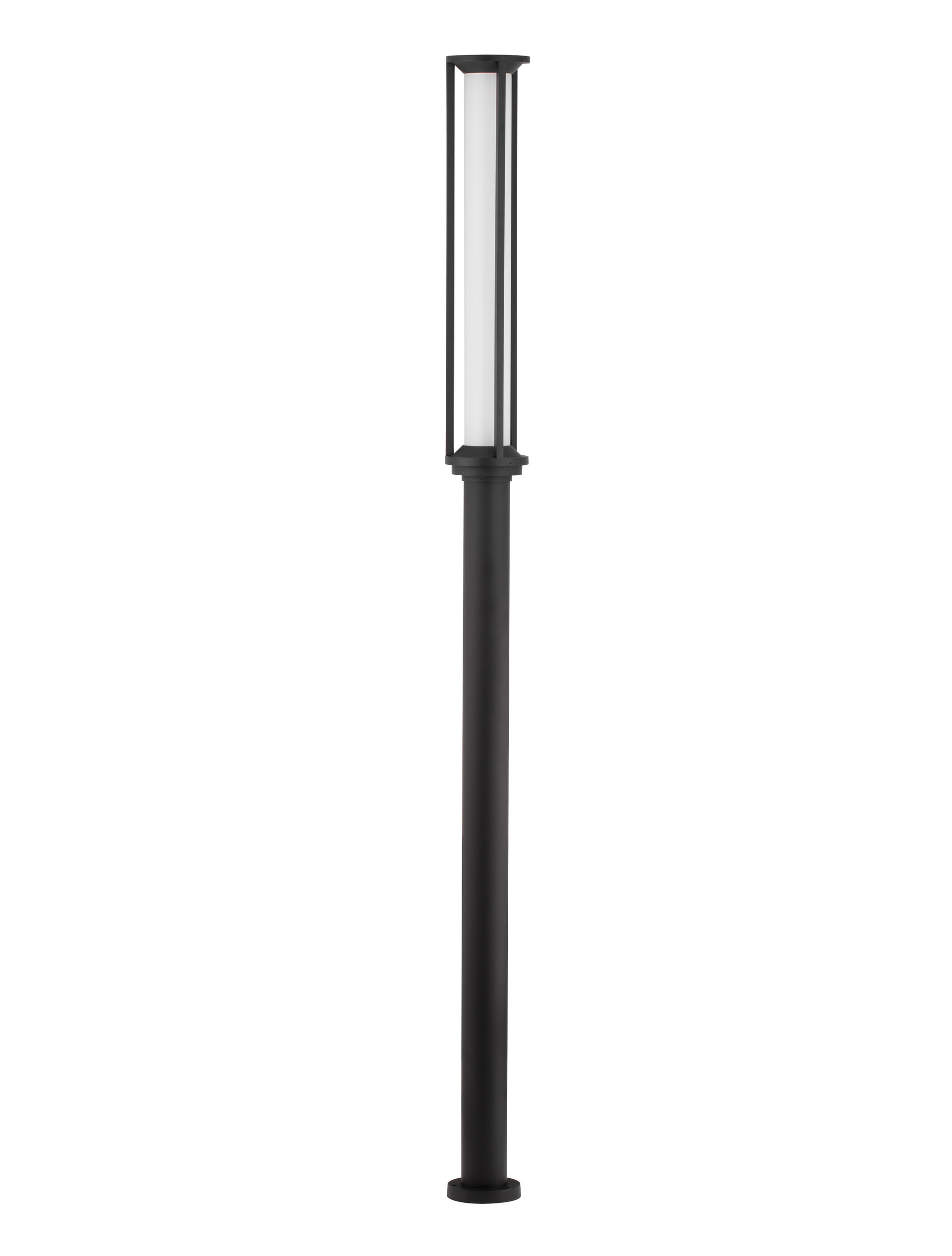 Słupek ogrodowy minimalistyczny Luces Exclusivas ONOFRE, czarny, LED 16 W 3000 K, wys. 222 cm – LE73687 - obrazek 4