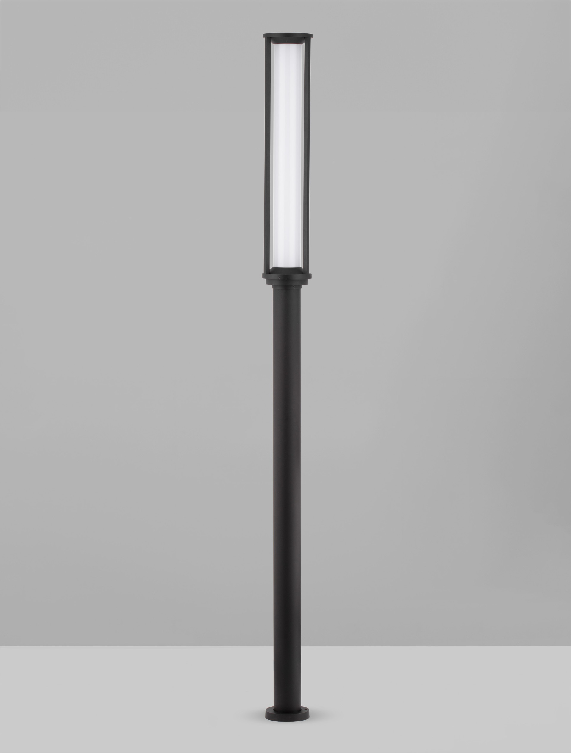 Słupek ogrodowy minimalistyczny Luces Exclusivas ONOFRE, czarny, LED 16 W 3000 K, wys. 222 cm – LE73687 - obrazek 5