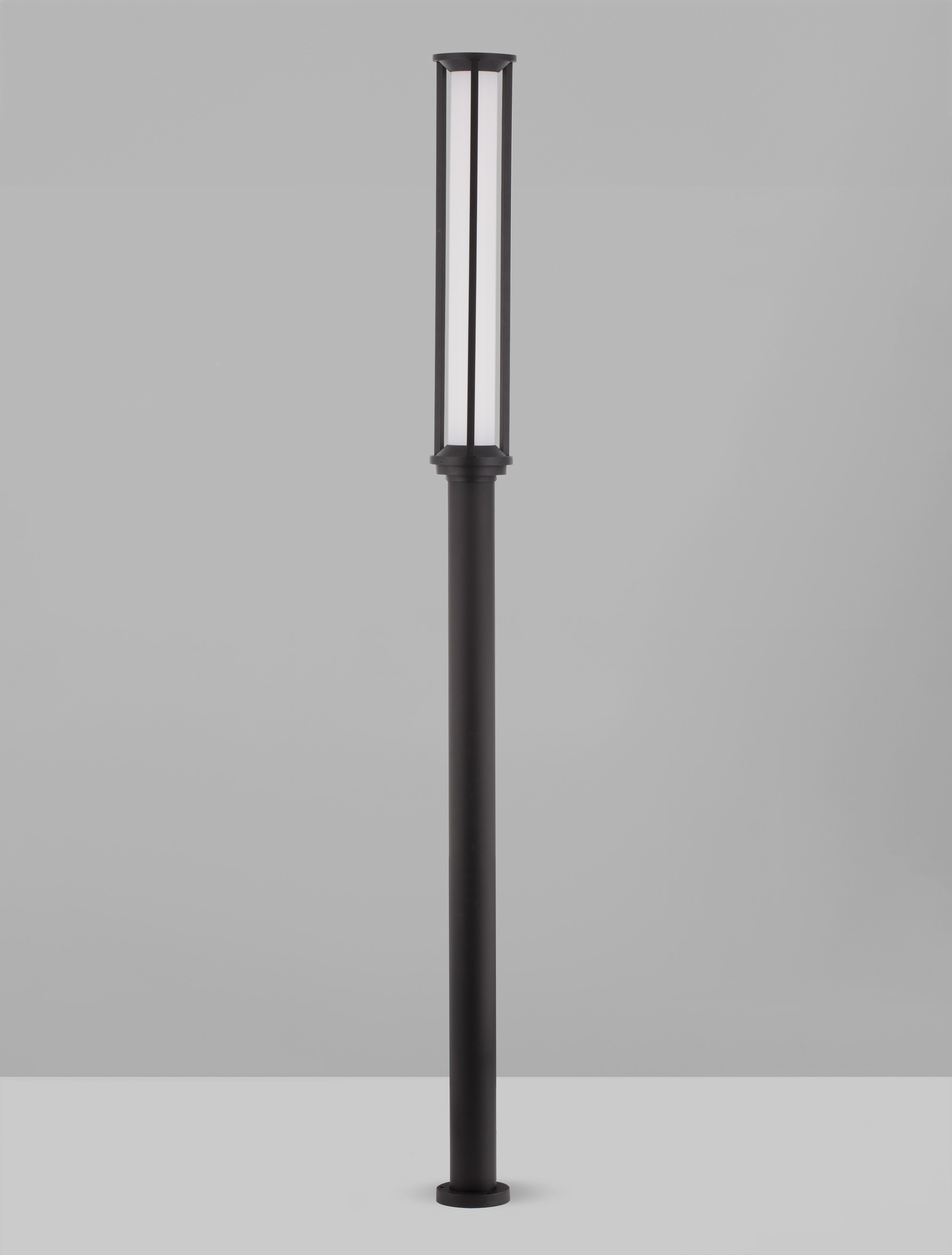 Słupek ogrodowy minimalistyczny Luces Exclusivas ONOFRE, czarny, LED 16 W 3000 K, wys. 222 cm – LE73687 - obrazek 6