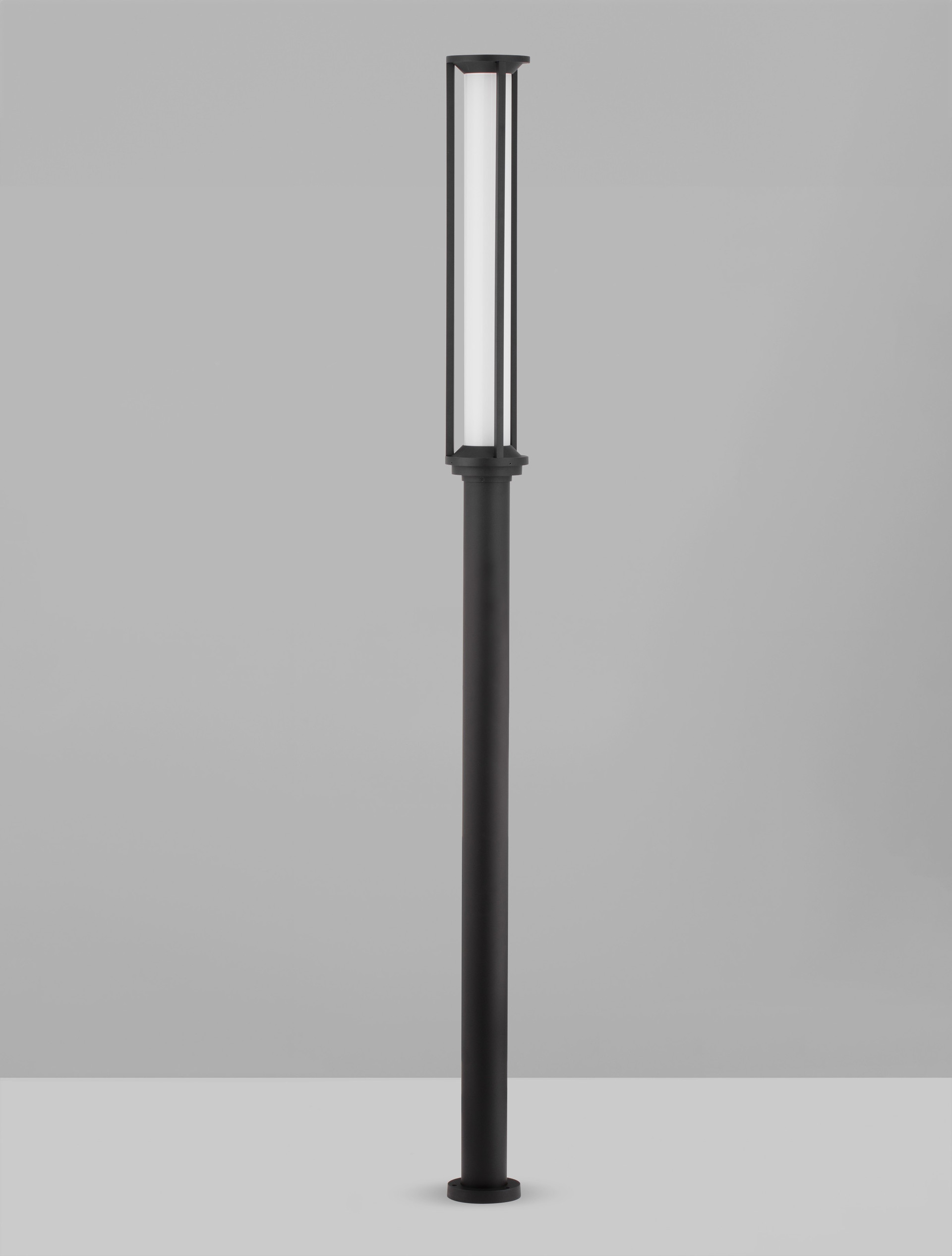 Słupek ogrodowy minimalistyczny Luces Exclusivas ONOFRE, czarny, LED 16 W 3000 K, wys. 222 cm – LE73687 - obrazek 7
