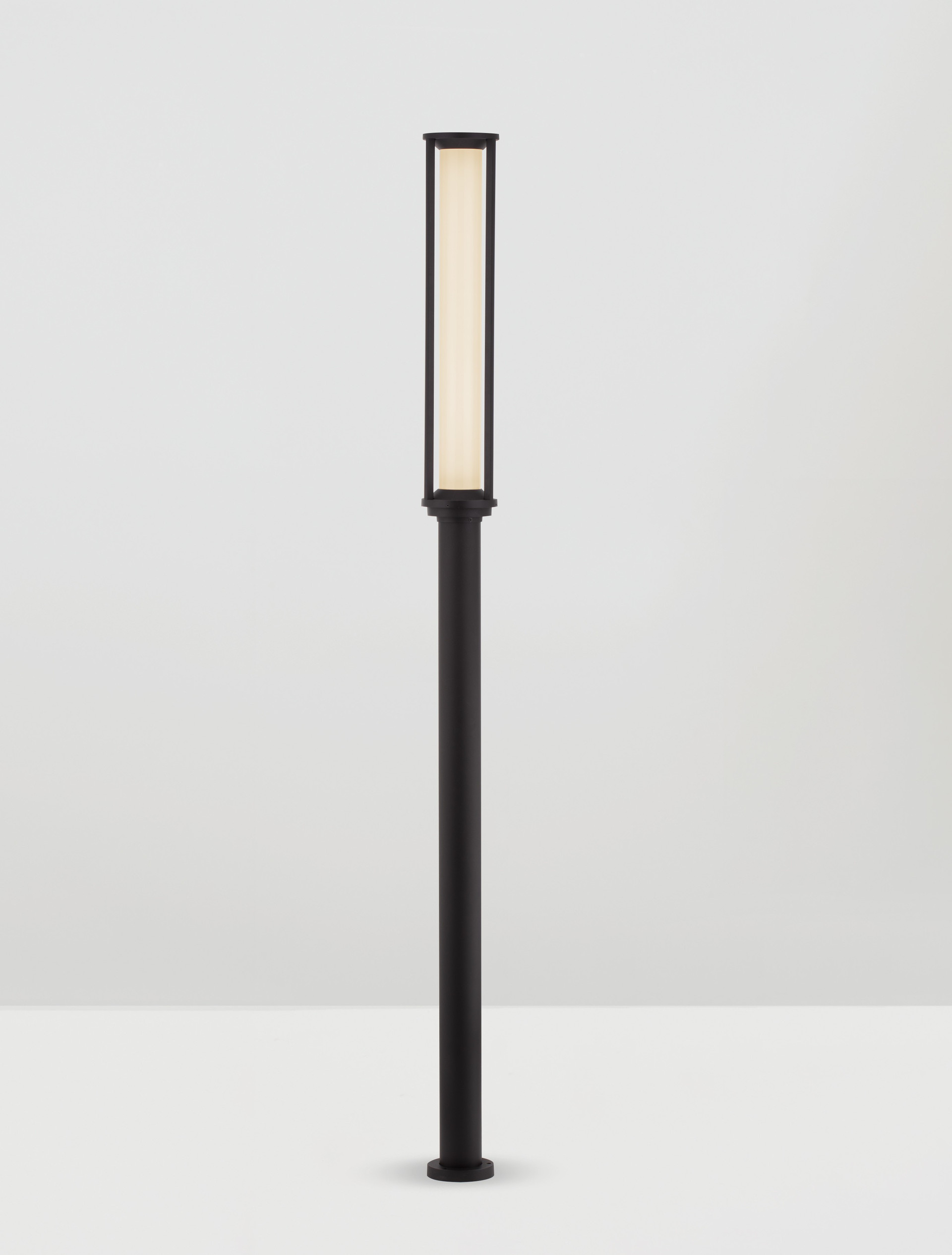 Słupek ogrodowy minimalistyczny Luces Exclusivas ONOFRE, czarny, LED 16 W 3000 K, wys. 222 cm – LE73687 - obrazek 9