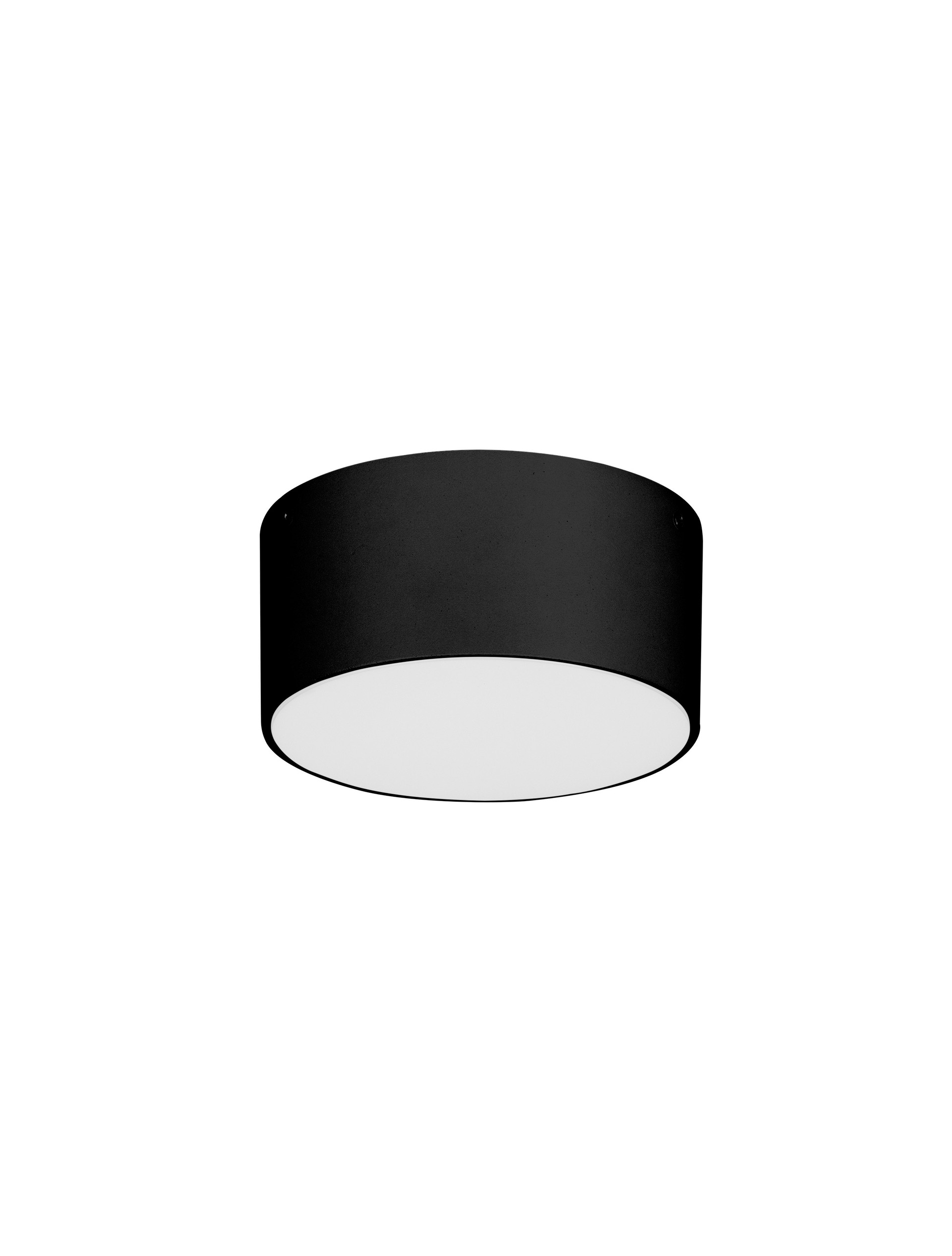 Plafon zewnętrzny minimalistyczny Luces Exclusivas BORJA, czarny, LED 10 W 3000 K, Ø 12 cm – LE73649 - obrazek 2