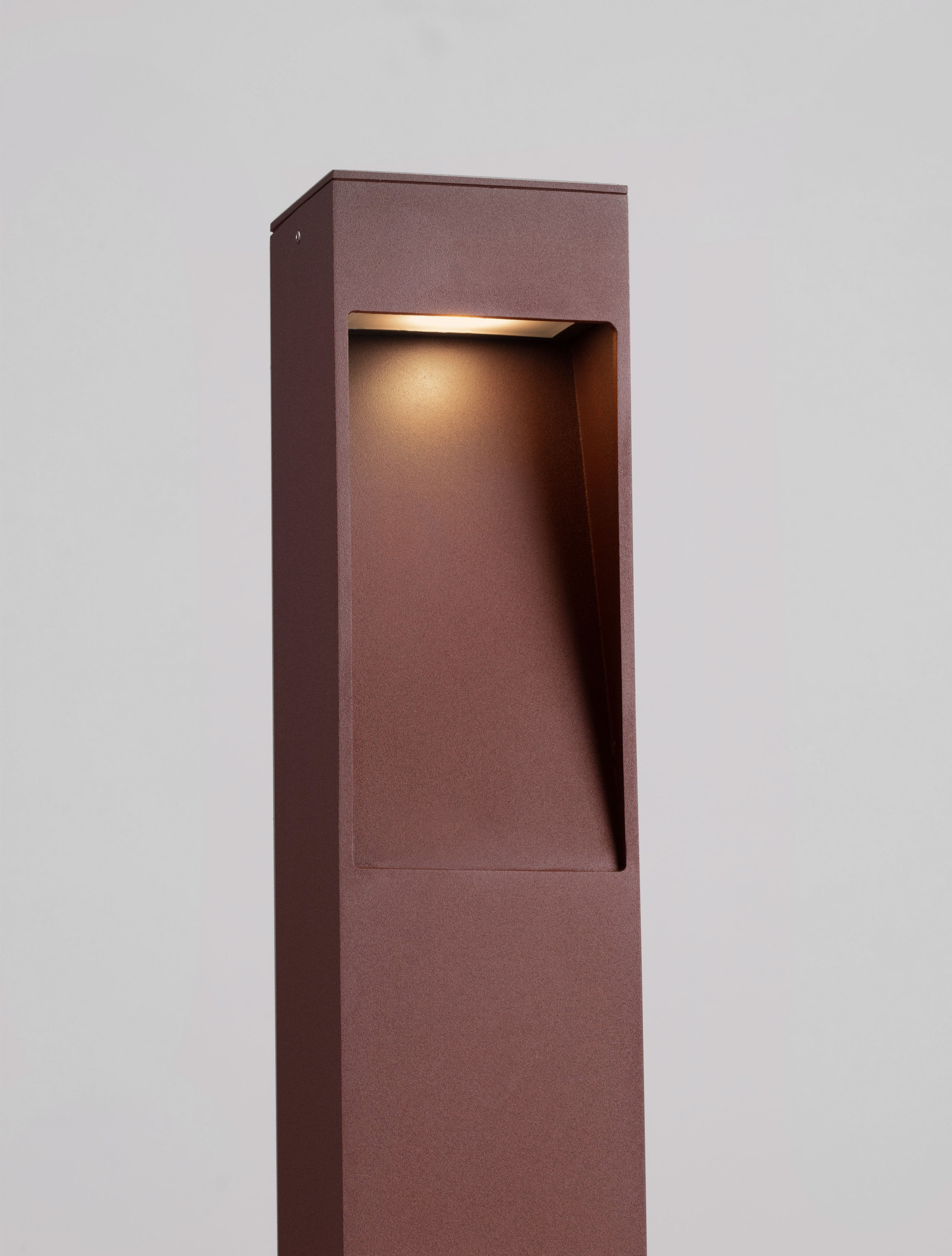 Słupek ogrodowy nowoczesny Luces Exclusivas VIEJO, corten, LED 7 W 3000 K, wys. 60 cm – LE73608 - obrazek 5