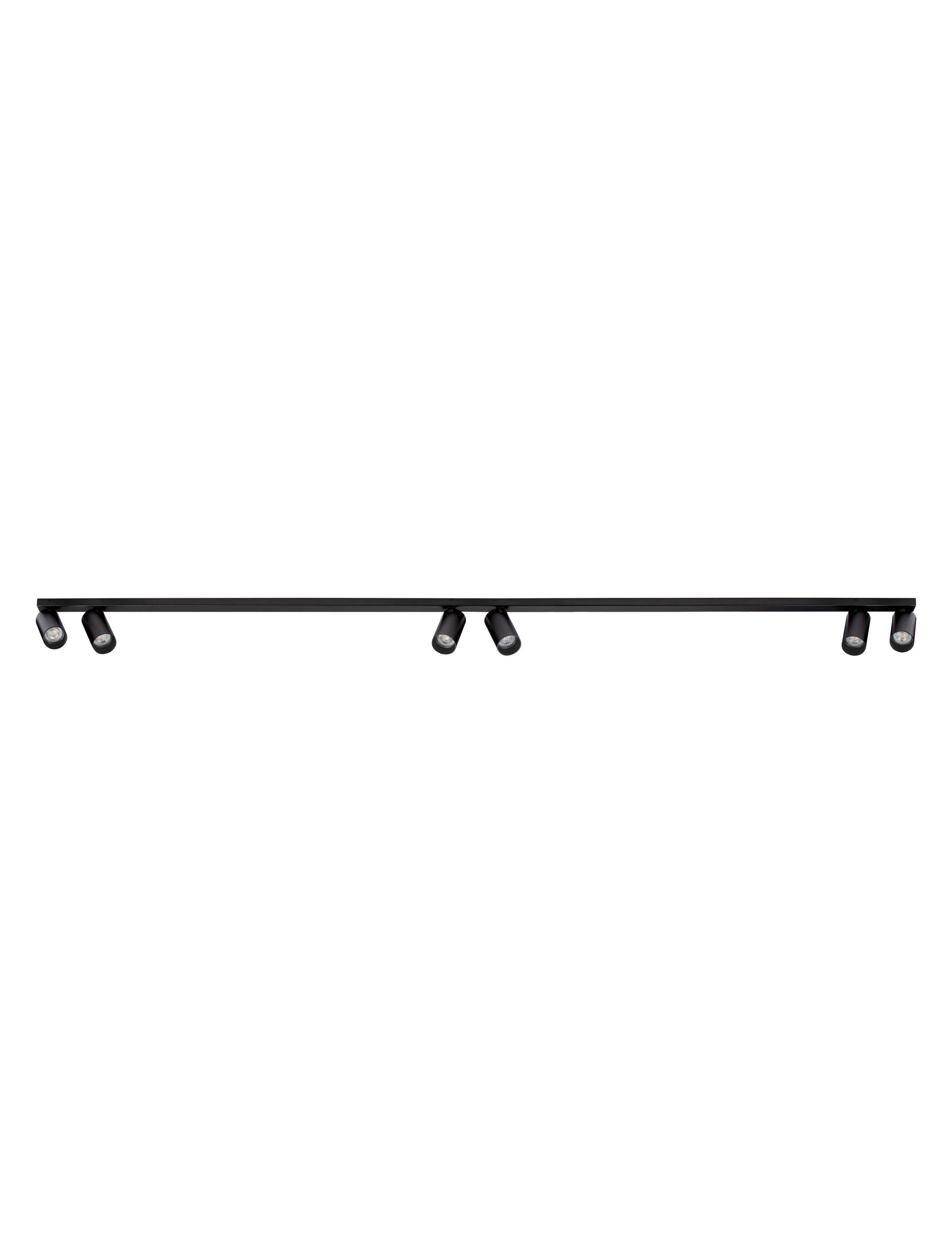 Reflektor sufitowy industrialny Luces Exclusivas FALORIA, czarny, 6 × GU10, szer. 3,5 cm – LE45653 - obrazek 2