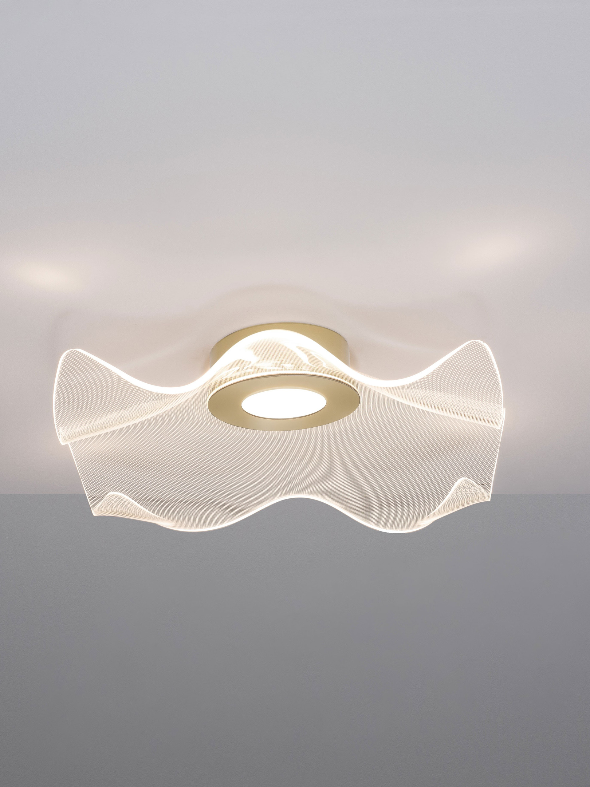 Plafon nowoczesny Luces Exclusivas CALI, złoty, LED 31 W 3000 K, szer. 50 cm – LE41369 - obrazek 3
