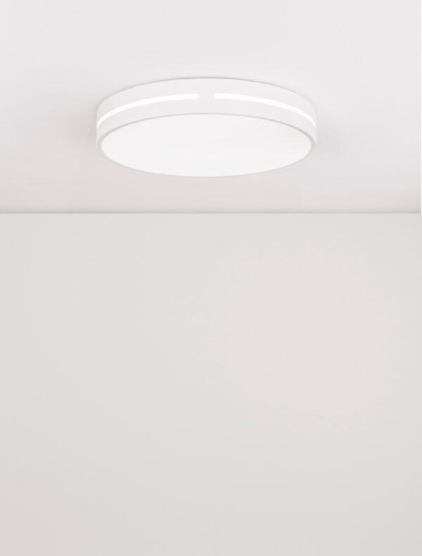 Plafon nowoczesny Luces Exclusivas TIJUANA, biały, LED 30 W 3000 K, Ø 45 cm – LE42833