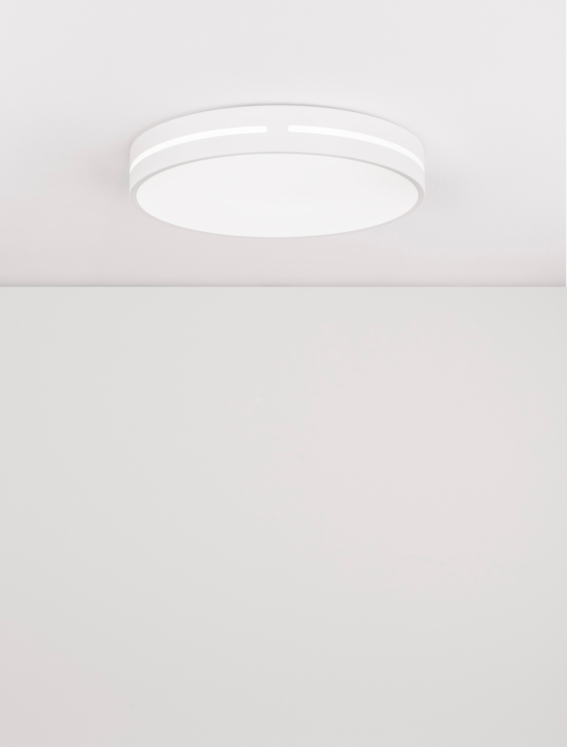 Plafon nowoczesny Luces Exclusivas TIJUANA, biały, LED 30 W 3000 K, Ø 45 cm – LE42833