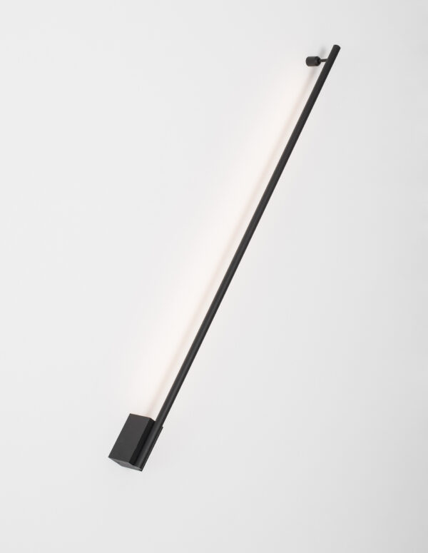 Kinkiet nowoczesny Luces Exclusivas BUIN, czarny, LED 15 W 3000 K, szer. 7 cm – LE41366