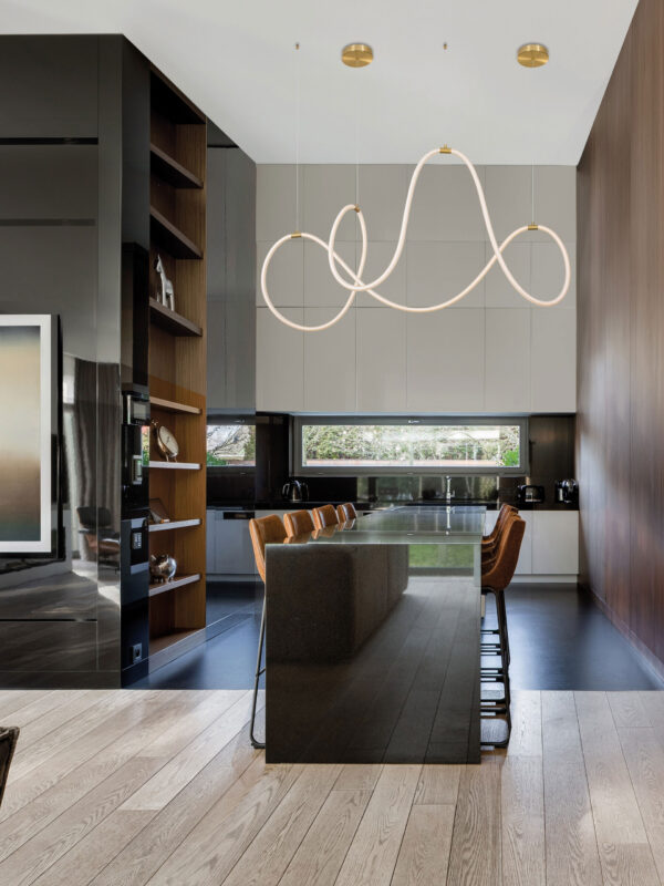 Lampa wisząca nowoczesna Luces Exclusivas DEAN, złota, LED 71 W 3000 K, szer. 60 cm – LE41385