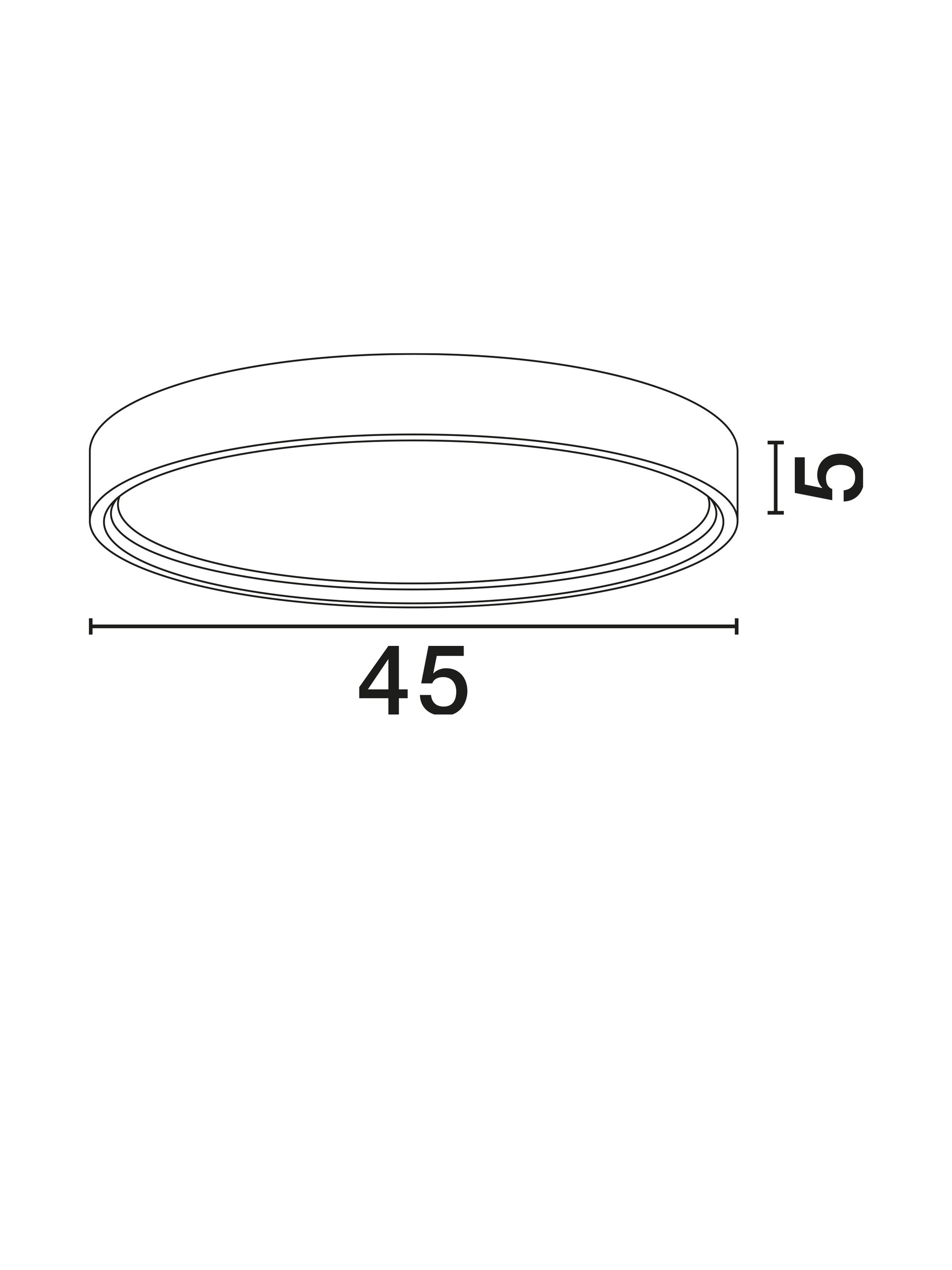 Plafon nowoczesny Luces Exclusivas ACULCO, biały, LED 30 W 3000 K, Ø 45 cm – LE43595 - obrazek 2