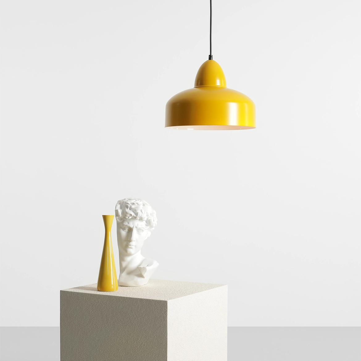 Lampa wisząca nowoczesna Aldex COMO 946G14 musztardowa 1×E27 - obrazek 4