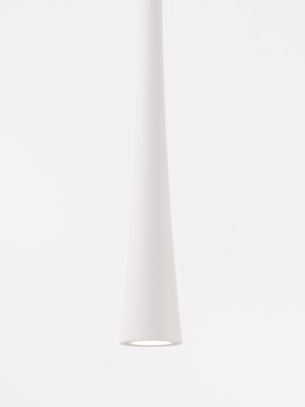 Lampa wisząca nowoczesna Luces Exclusivas EJIDO, biała, LED 6 W 3000 K, Ø 3 cm – LE41619