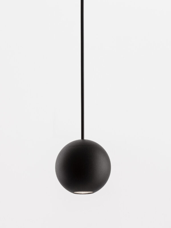 Lampa wisząca nowoczesna Luces Exclusivas ECIJA, czarna, LED 4 W 3000 K, Ø 5 cm – LE41614