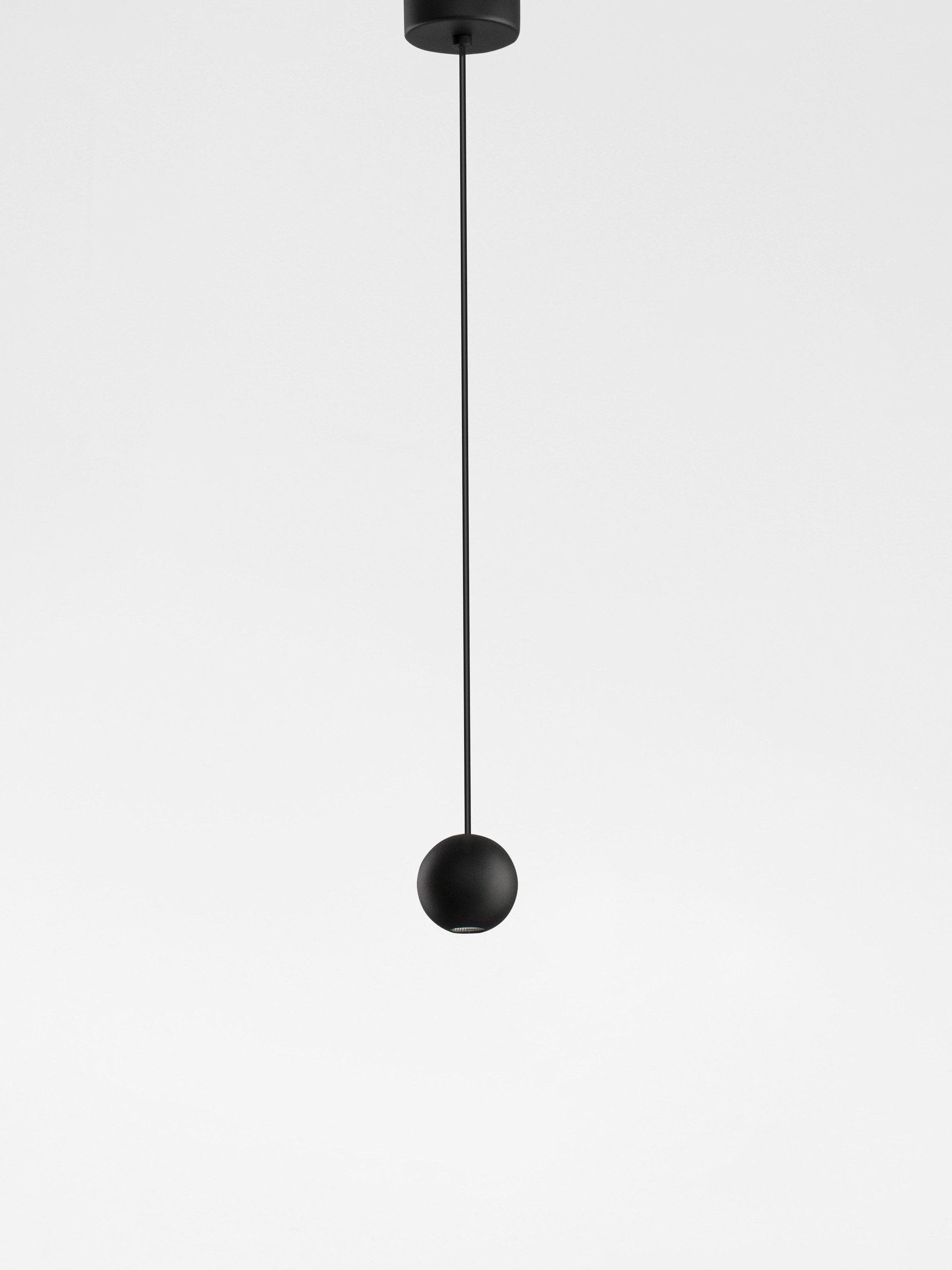Lampa wisząca nowoczesna Luces Exclusivas ECIJA, czarna, LED 4 W 3000 K, Ø 5 cm – LE41614 - obrazek 3
