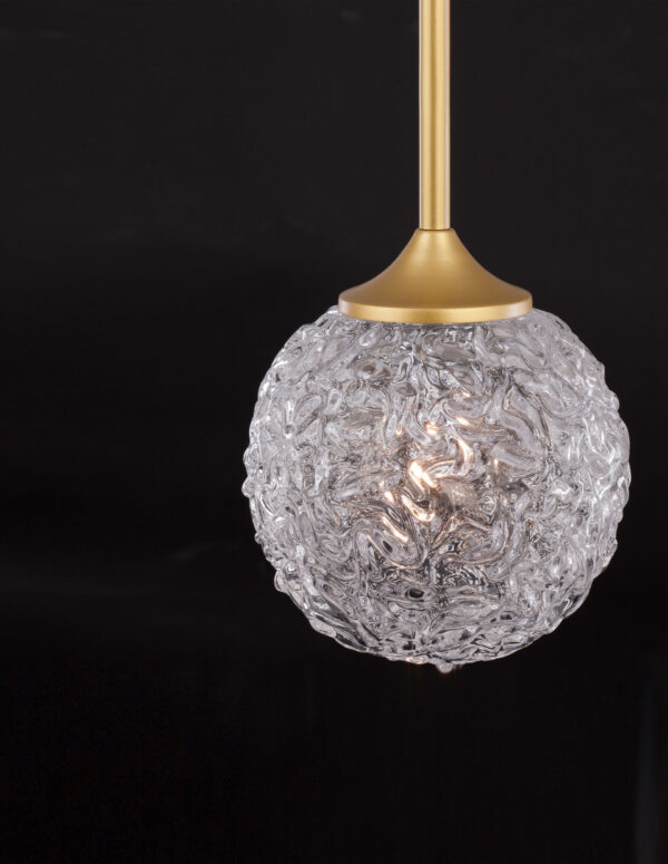 Lampa wisząca nowoczesna Luces Exclusivas PASTO, złota, 1 × G9, Ø 15 cm – LE41737