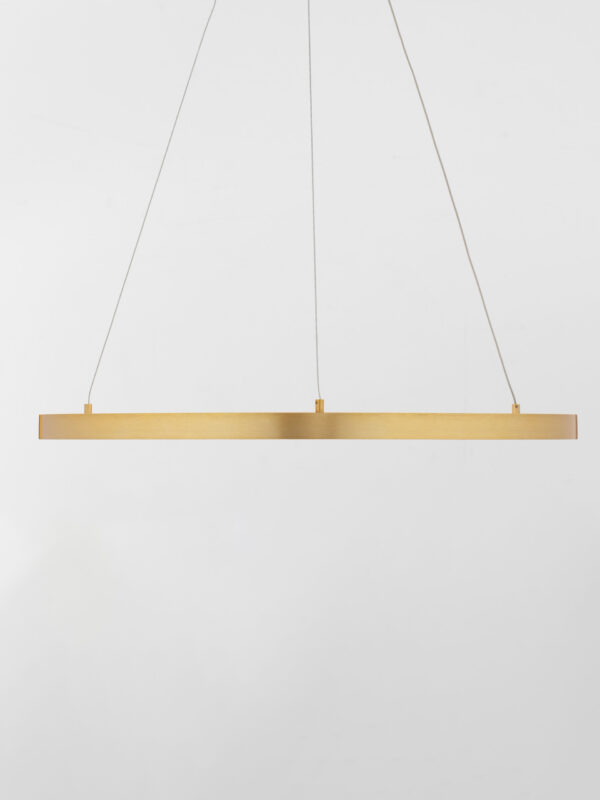 Lampa wisząca nowoczesna Luces Exclusivas IRUN, złota, LED 35 W 3000 K, Ø 60 cm – LE43302