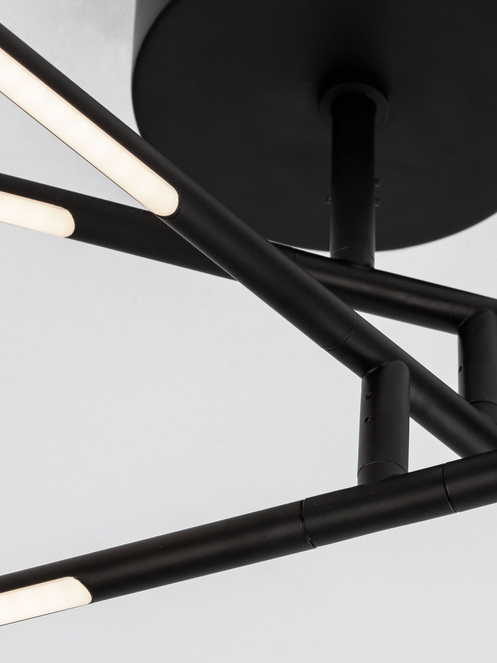 Plafon nowoczesny Luces Exclusivas BELL, czarny, LED 32 W 3000 K, szer. 77 cm – LE41352 - obrazek 4