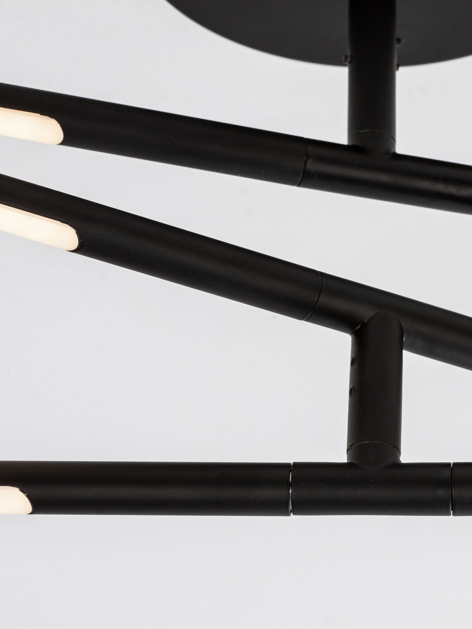Plafon nowoczesny Luces Exclusivas BELL, czarny, LED 32 W 3000 K, szer. 77 cm – LE41352 - obrazek 5