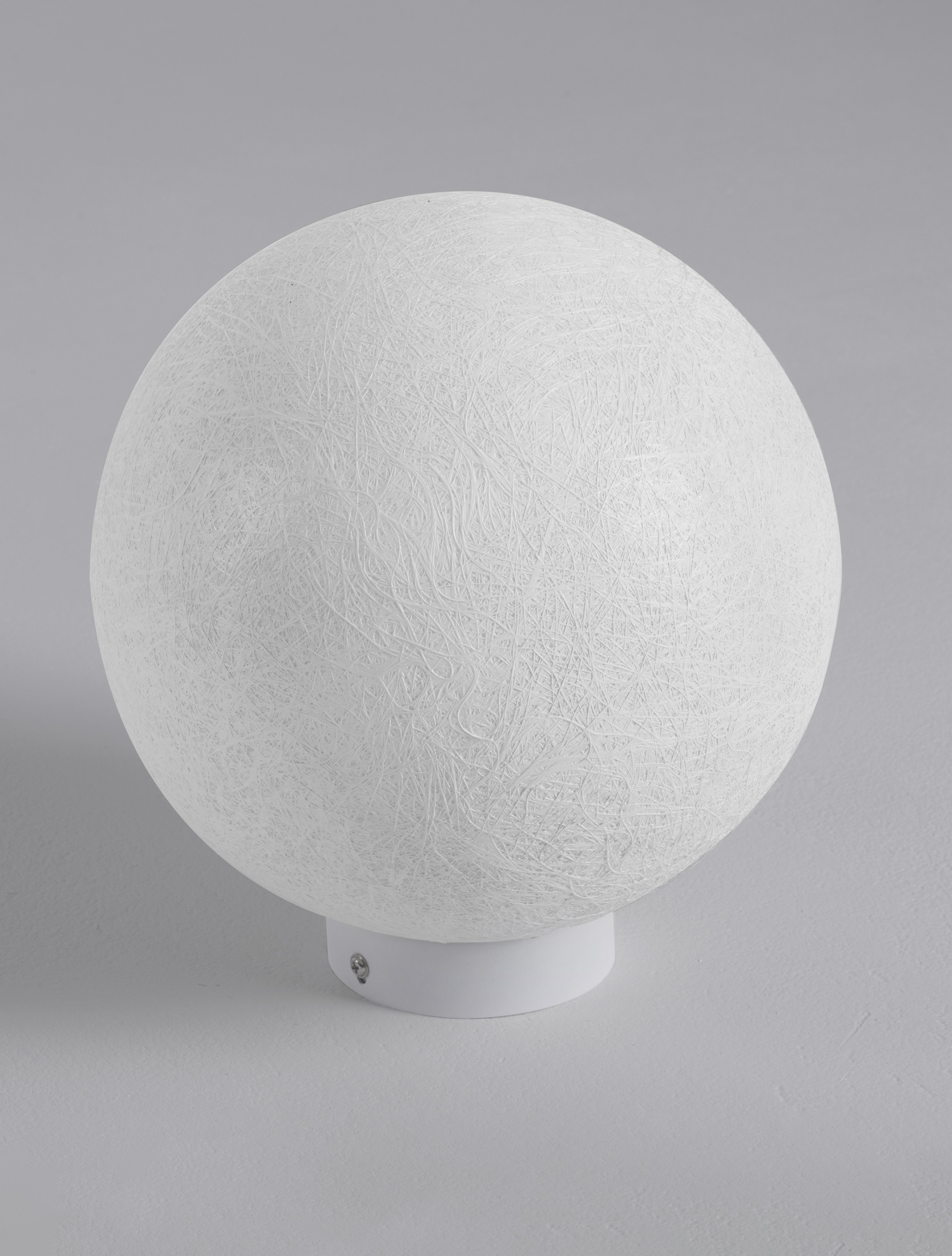 Kula ogrodowa minimalistyczna Luces Exclusivas CELENDIN, biała, 1 × E14, Ø 25 cm – LE73755 - obrazek 3