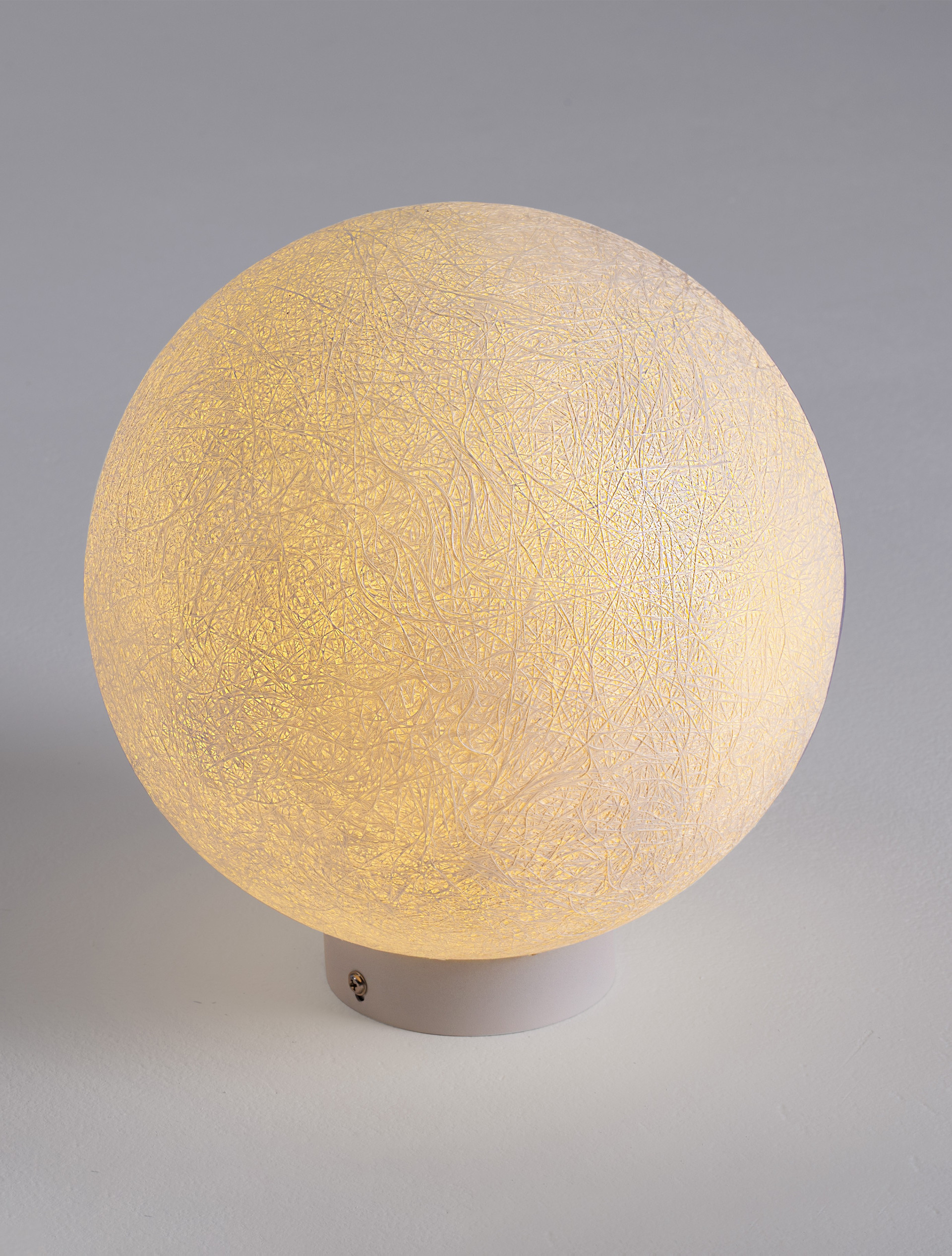 Kula ogrodowa minimalistyczna Luces Exclusivas CELENDIN, biała, 1 × E14, Ø 25 cm – LE73755 - obrazek 4