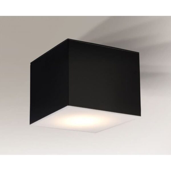 Lampa sufitowa nowoczesna Antigo ZAMA – czarna, LED, 3000 K – 7056
