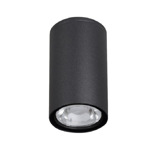 Plafon zewnętrzny nowoczesny Luces Exclusivas SARAVENA, czarny, LED 3 W 3000 K, Ø 5,5 cm – LE71419