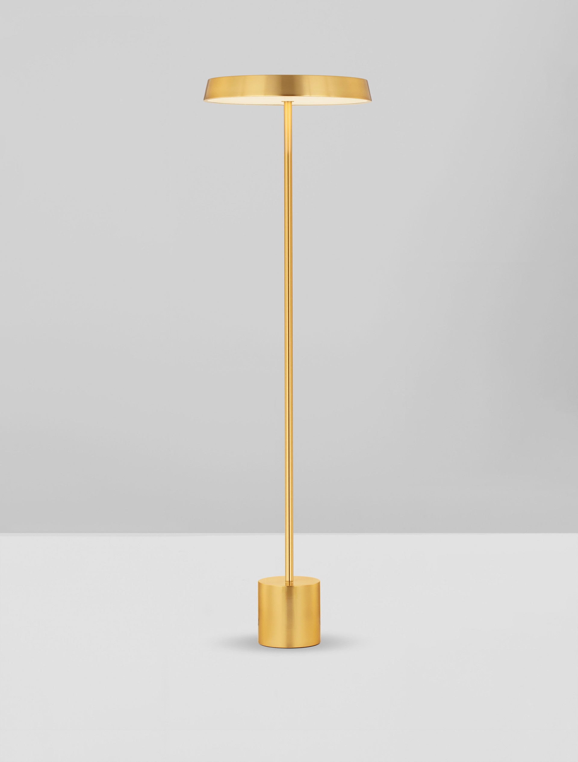 Lampa podłogowa nowoczesna Luces Exclusivas CORUNA, złota, LED 33 W 3000 K, wys. 136 cm – LE44432 - obrazek 4