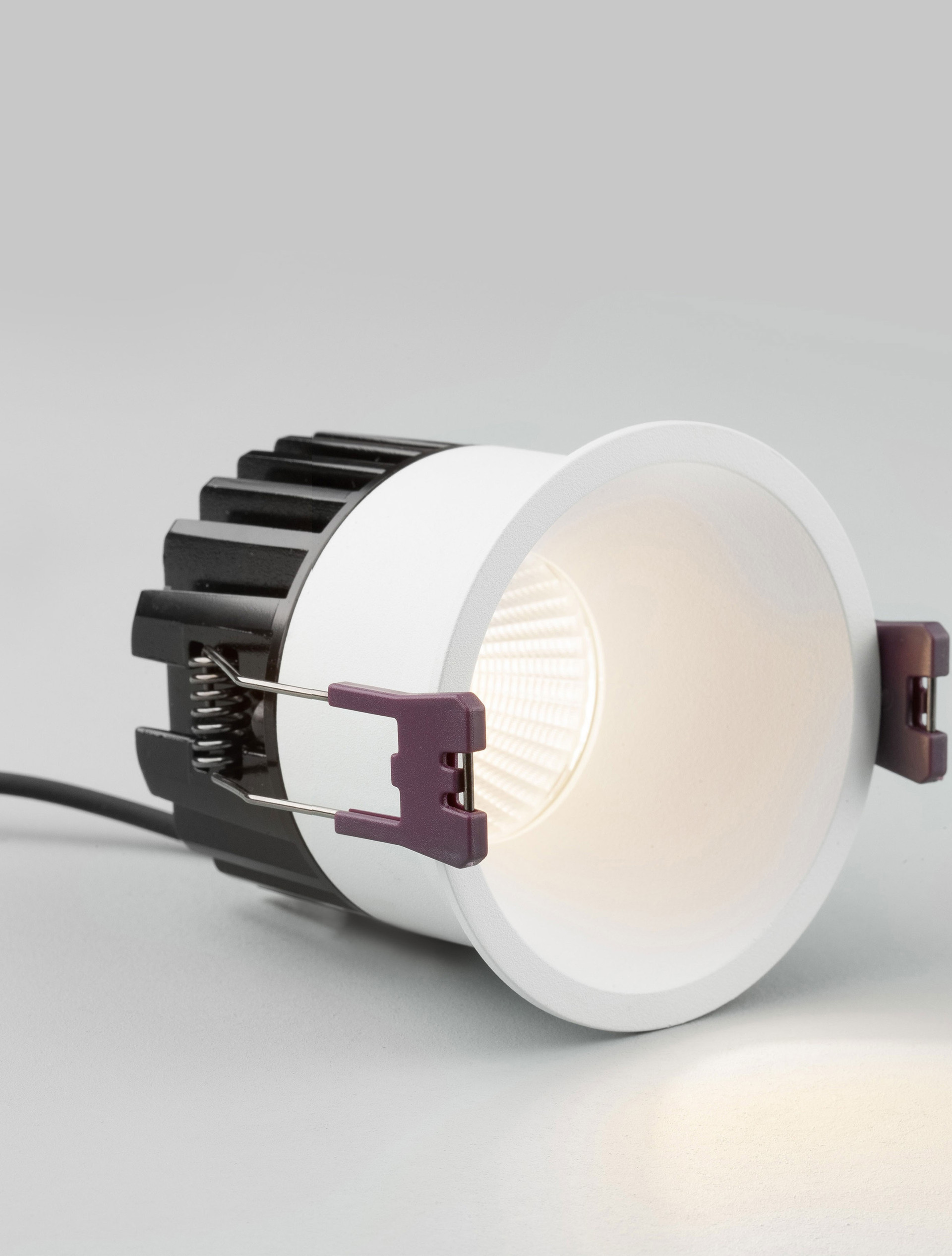 Oprawa wpuszczana zewnętrzna minimalistyczna Luces Exclusivas MALLORCA, biała, LED 12 W 3000 K, Ø 7,8 cm – LE61577 - obrazek 3