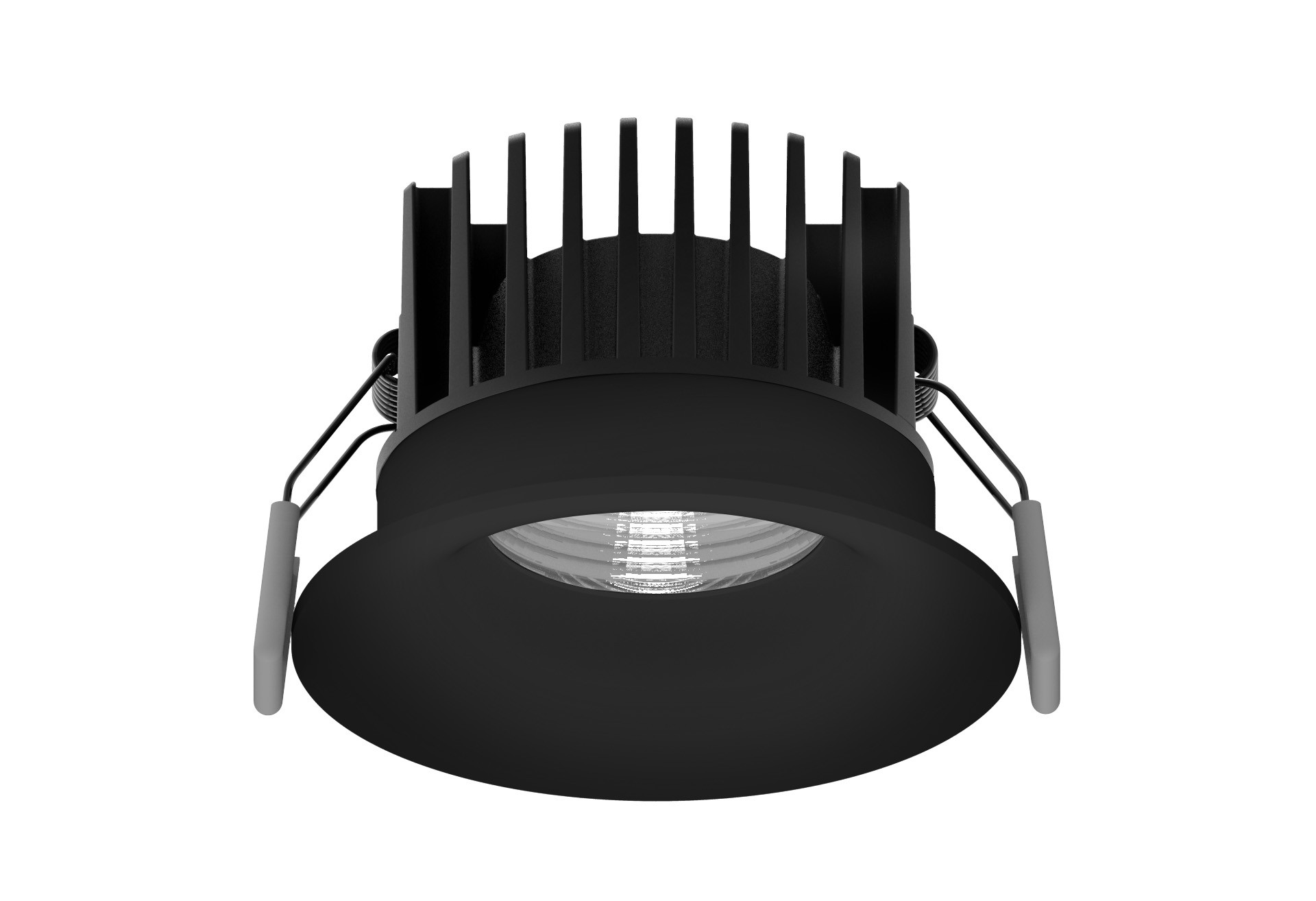 Oprawa wpuszczana zewnętrzna nowoczesna Luces Exclusivas MALLORCA, czarna, LED 12 W 3000 K, Ø 8,5 cm – LE61581 - obrazek 4
