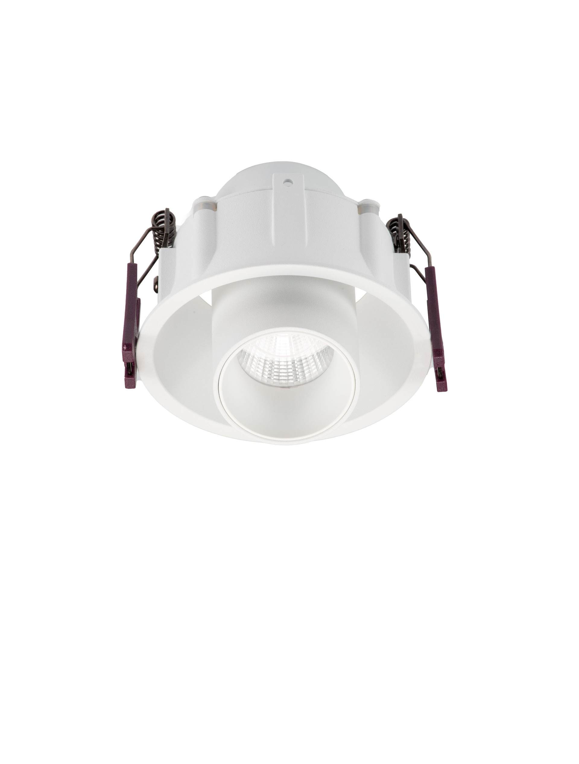 Oprawa wpuszczana minimalistyczna Luces Exclusivas CARBAL, biała, LED 10 W 2700 K, Ø 9,2 cm – LE62201 - obrazek 2