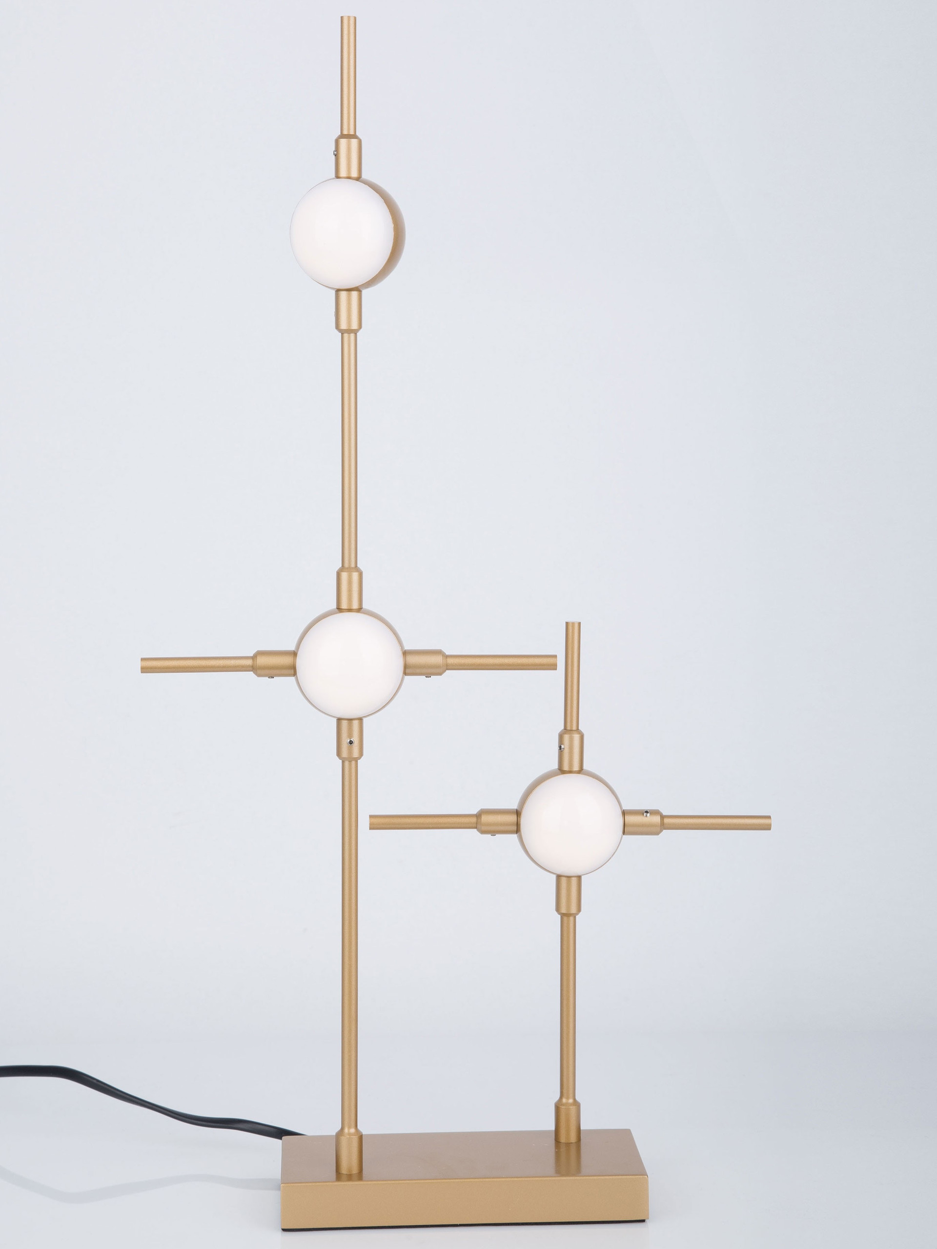 Lampa stołowa nowoczesna Luces Exclusivas AZUL, złota, LED 9 W 3000 K, wys. 52 cm – LE41332 - obrazek 3