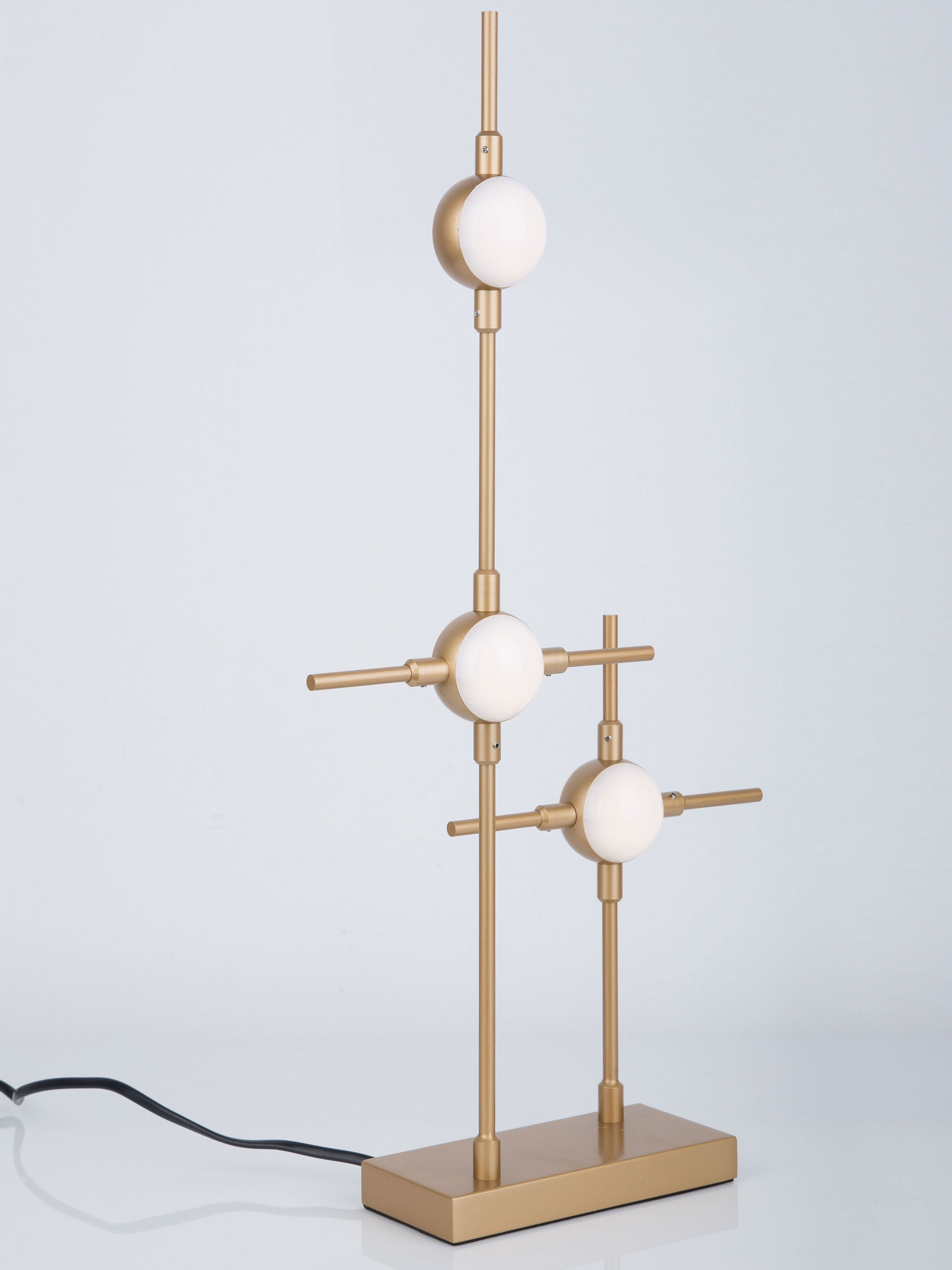 Lampa stołowa nowoczesna Luces Exclusivas AZUL, złota, LED 9 W 3000 K, wys. 52 cm – LE41332 - obrazek 4