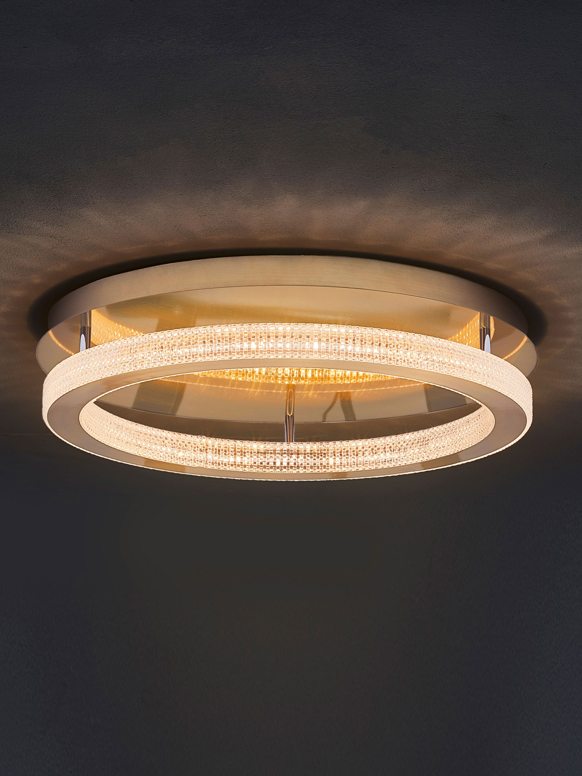 Plafon nowoczesny Luces Exclusivas MONTT, mosiądz, LED 59 W 3000 K, Ø 60 cm – LE41702 - obrazek 5
