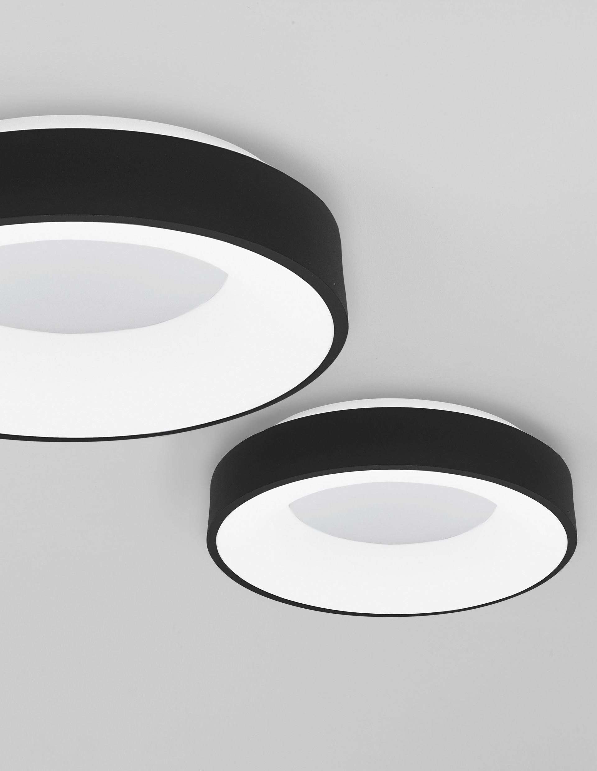 Plafon nowoczesny Luces Exclusivas TOME, czarny, LED 30 W 3000 K, Ø 38 cm – LE41533 - obrazek 5