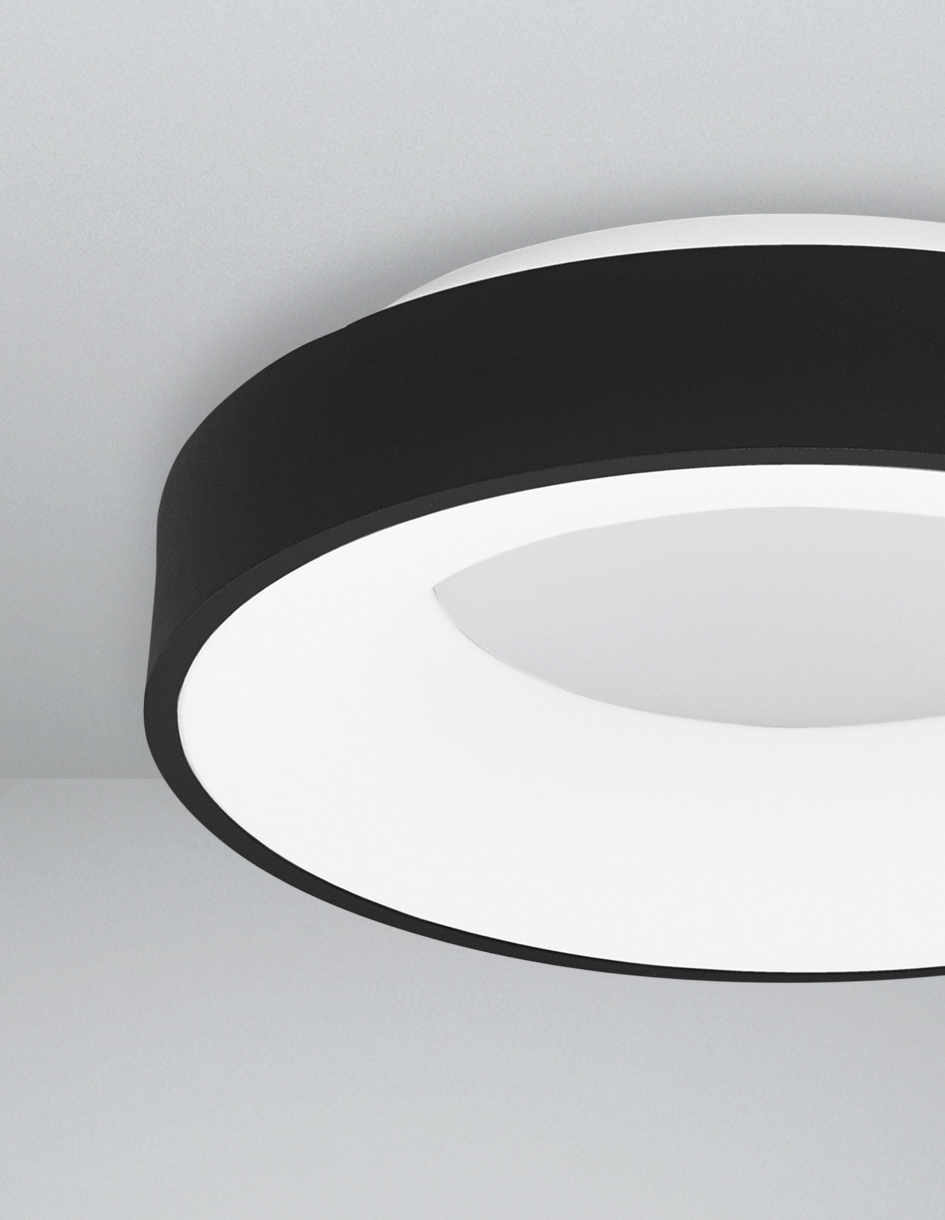 Plafon nowoczesny Luces Exclusivas TOME, czarny, LED 30 W 3000 K, Ø 38 cm – LE41533 - obrazek 6