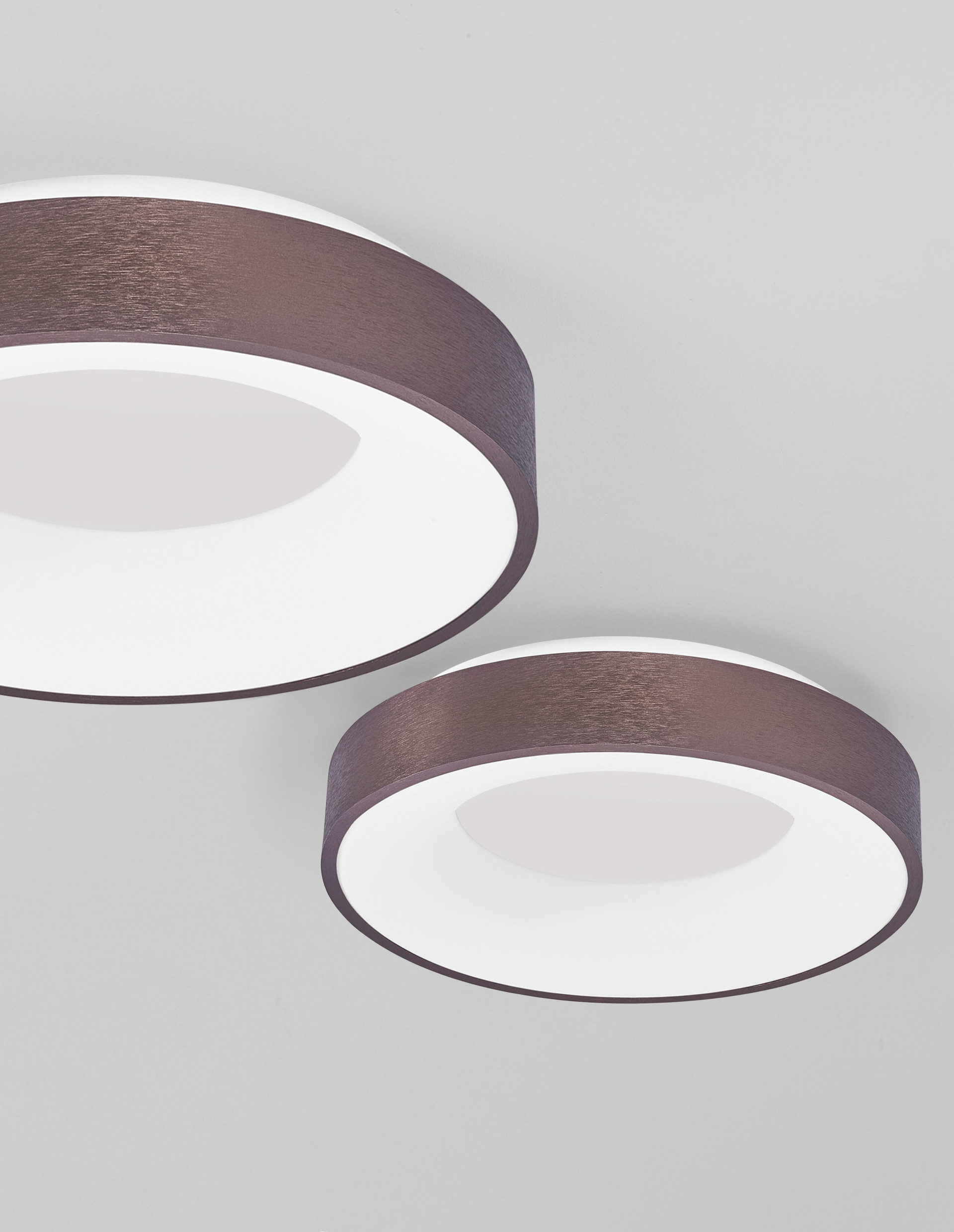 Plafon nowoczesny Luces Exclusivas TOME, brązowy, LED 30 W 3000 K, Ø 38 cm – LE41535 - obrazek 5