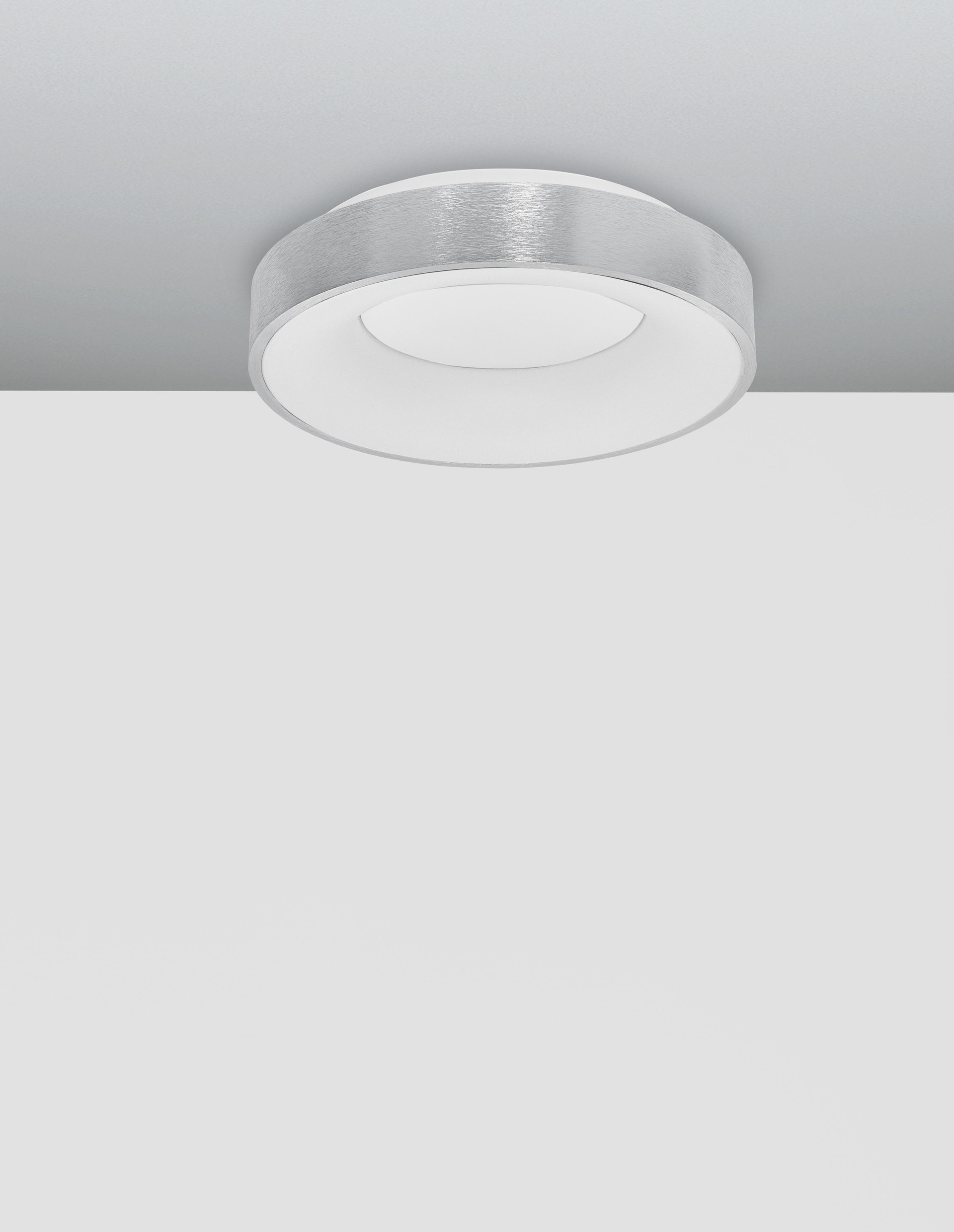 Plafon nowoczesny Luces Exclusivas TOME, srebrny, LED 30 W 3000 K, Ø 38 cm – LE41534 - obrazek 3