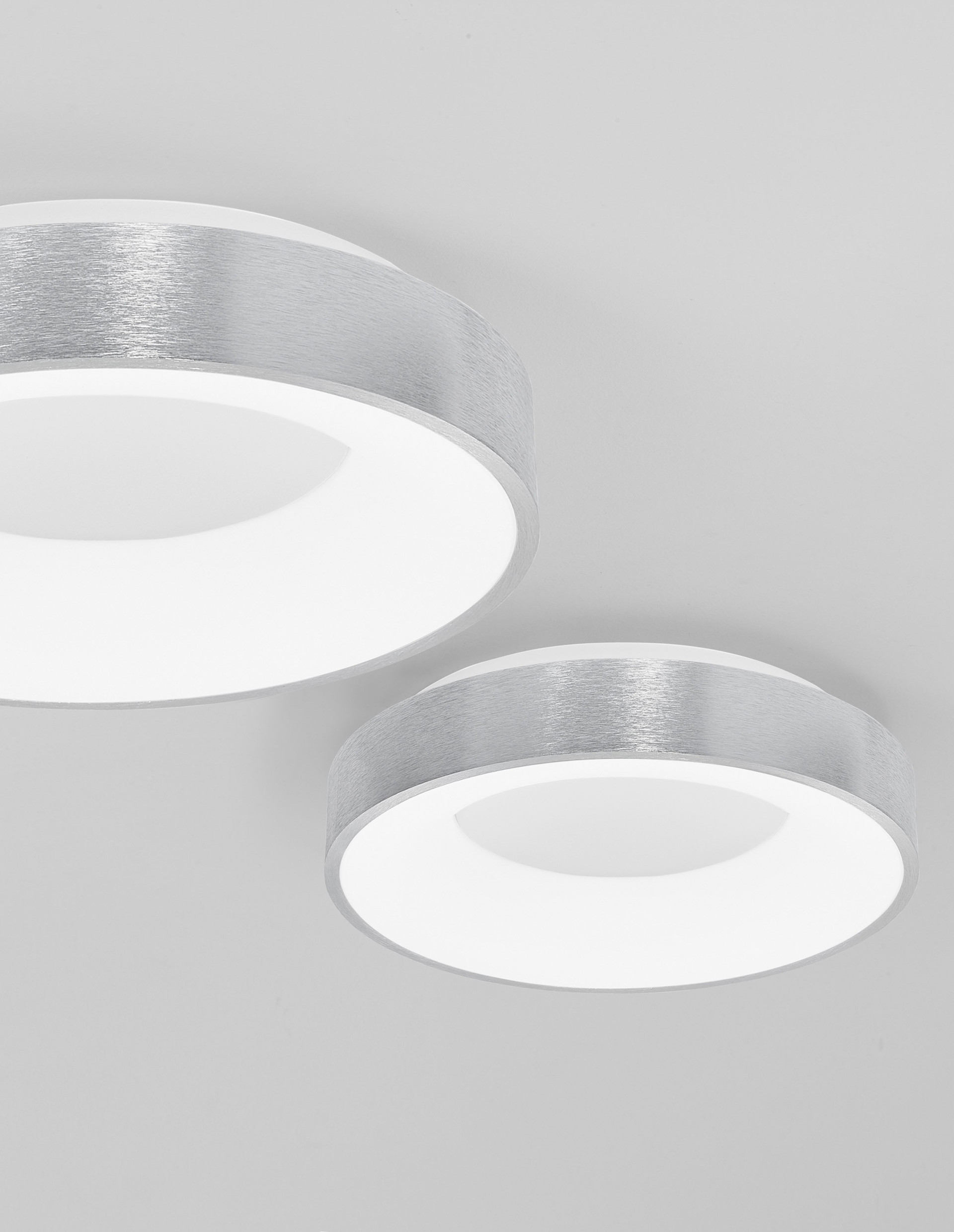 Plafon nowoczesny Luces Exclusivas TOME, srebrny, LED 30 W 3000 K, Ø 38 cm – LE41534 - obrazek 5