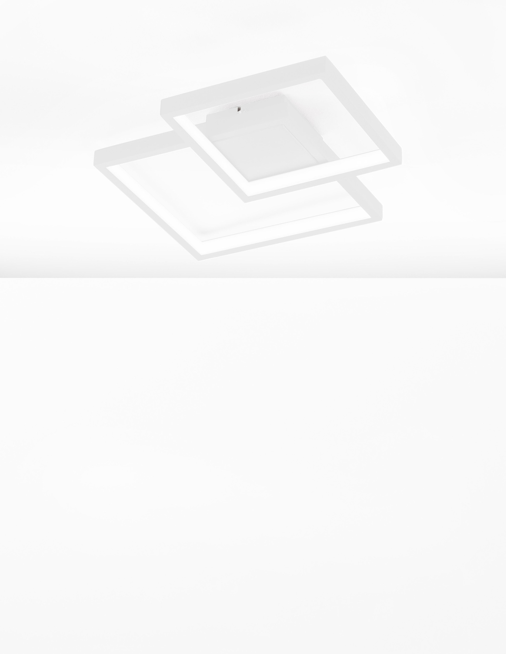 Plafon nowoczesny Luces Exclusivas MATA, biały, LED 19 W 3000 K, szer. 32 cm – LE41444 - obrazek 3