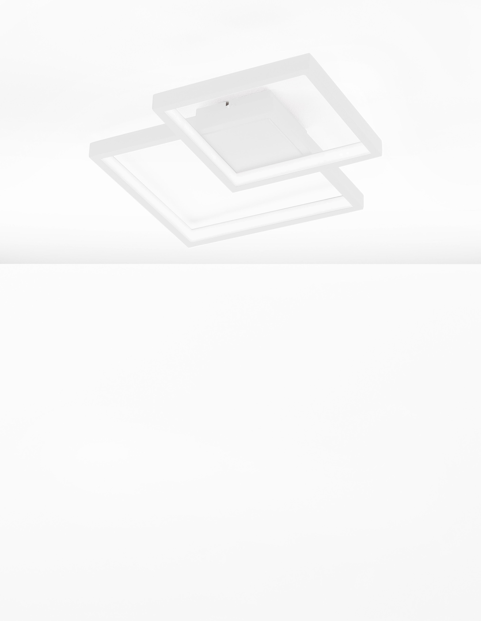 Plafon nowoczesny Luces Exclusivas MATA, biały, LED 19 W 3000 K, szer. 32 cm – LE41444 - obrazek 4