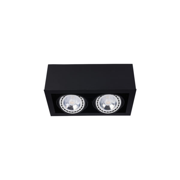 Lampa sufitowa nowoczesna BOX ES111 9470, czarna, 2×GU10 – Nowodvorski Lighting