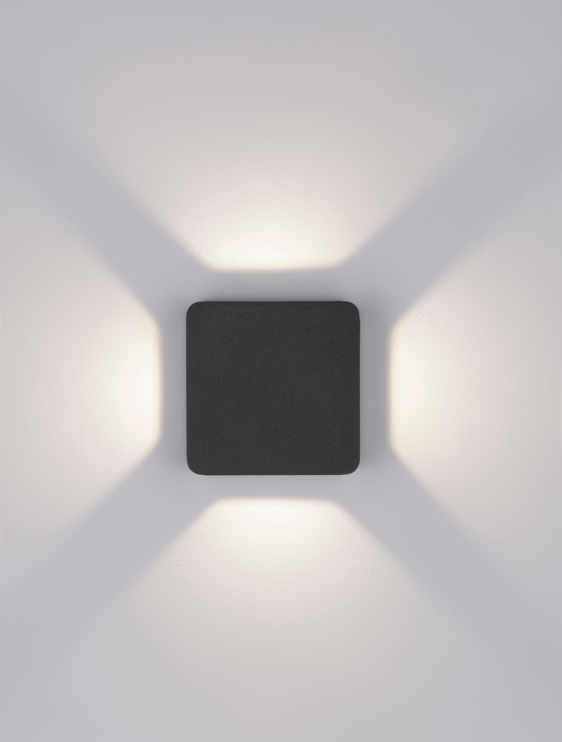 Kinkiet zewnętrzny minimalistyczny Luces Exclusivas TEHUACAN, czarny, LED 9 W 3000 K, szer. 6 cm – LE71521 - obrazek 3
