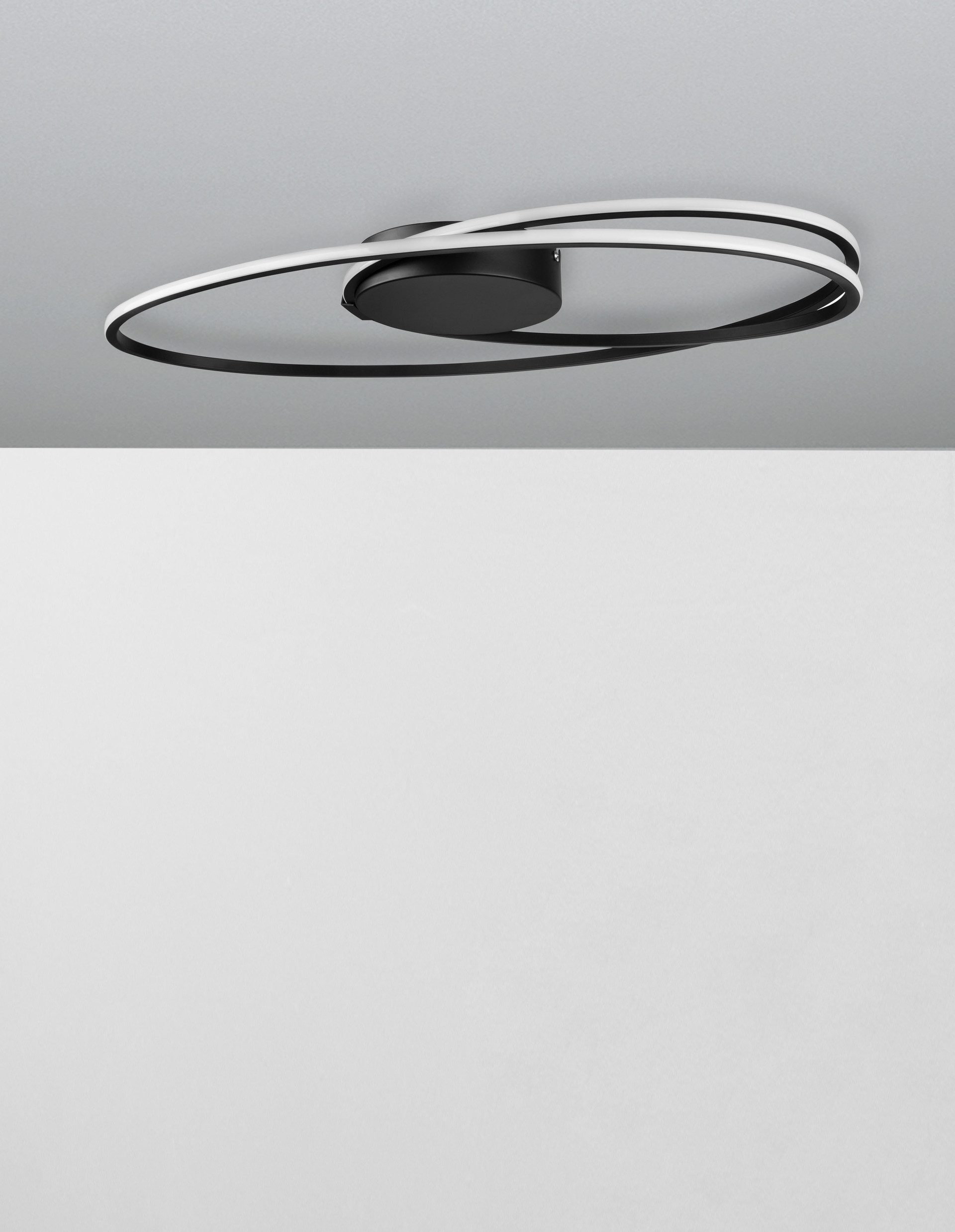 Plafon nowoczesny Luces Exclusivas LIMON, czarny, LED 28 W 3000 K, Ø 60 cm – LE41665 - obrazek 3