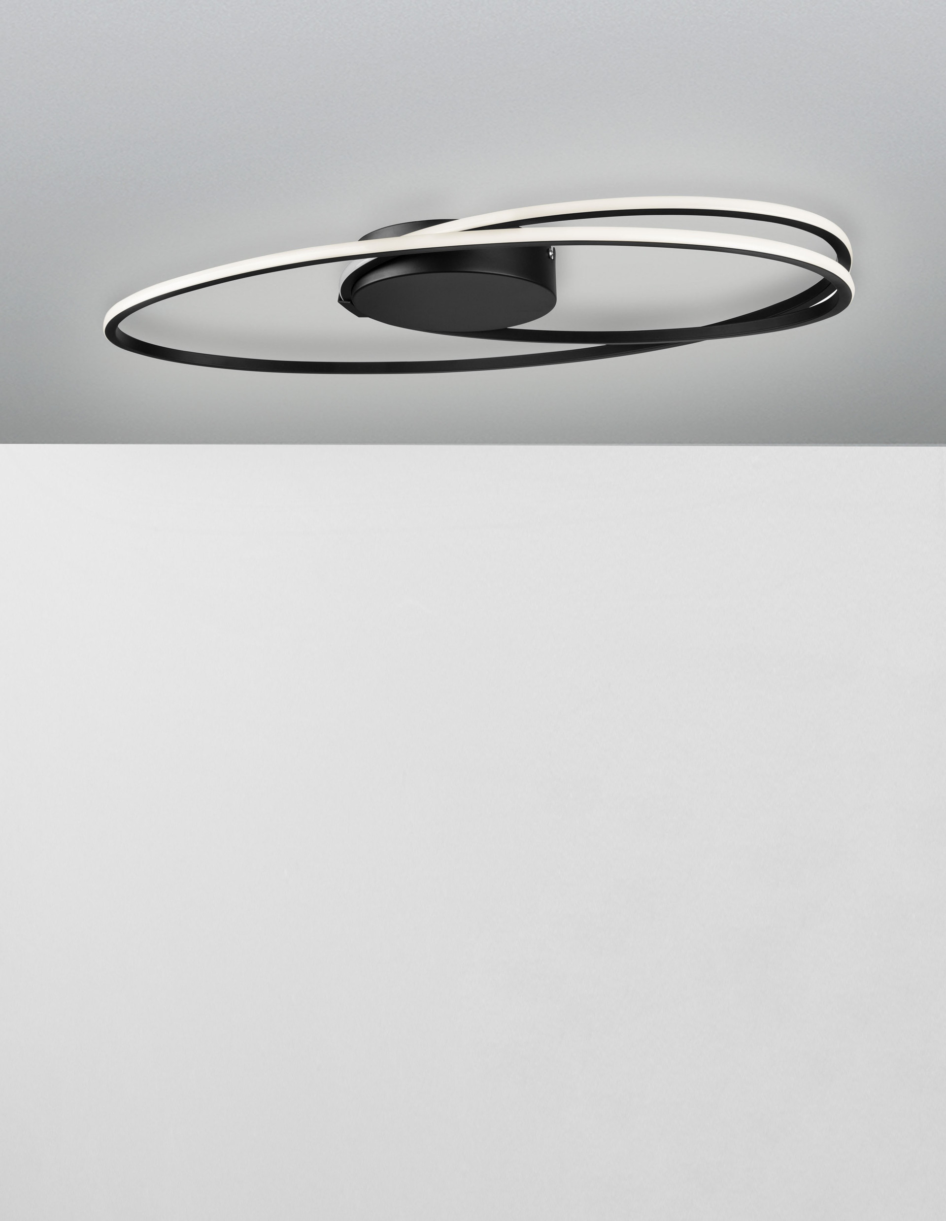 Plafon nowoczesny Luces Exclusivas LIMON, czarny, LED 28 W 3000 K, Ø 60 cm – LE41665 - obrazek 4