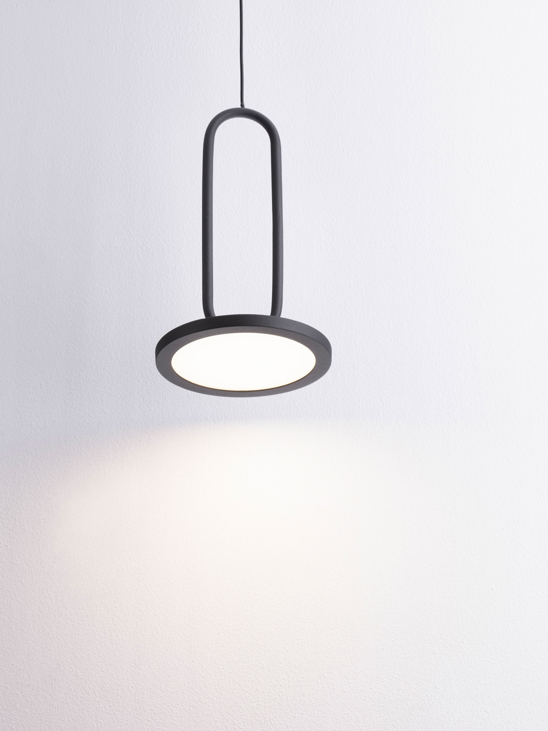 Lampa wisząca nowoczesna Luces Exclusivas ACACHI, czarna, LED 8 W 3000 K, Ø 13 cm – LE43552 - obrazek 5