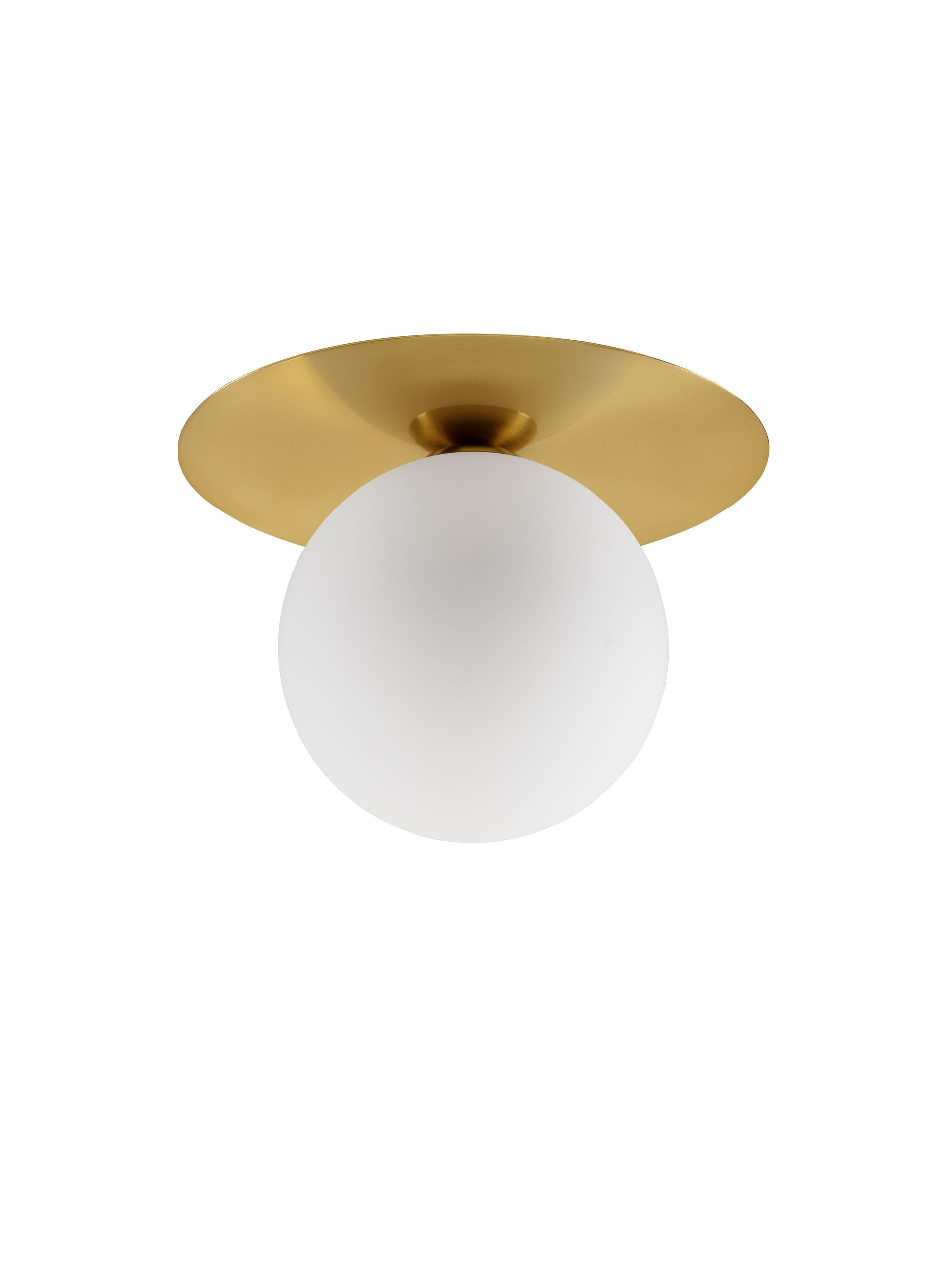 Plafon nowoczesny Luces Exclusivas BALCON, biało-złoty, 1 × G9, Ø 23 cm – LE43692 - obrazek 3