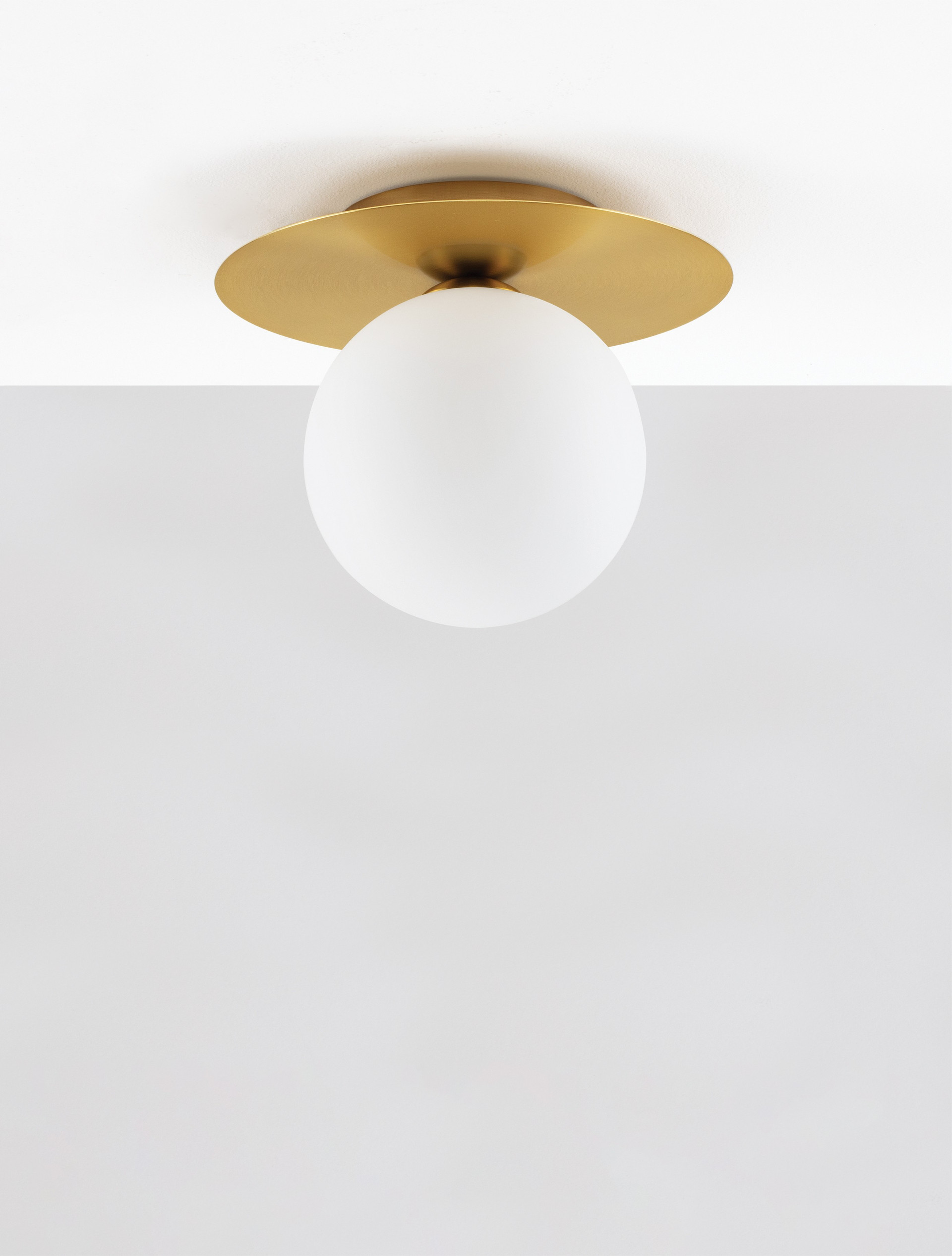 Plafon nowoczesny Luces Exclusivas BALCON, biało-złoty, 1 × G9, Ø 23 cm – LE43692 - obrazek 4