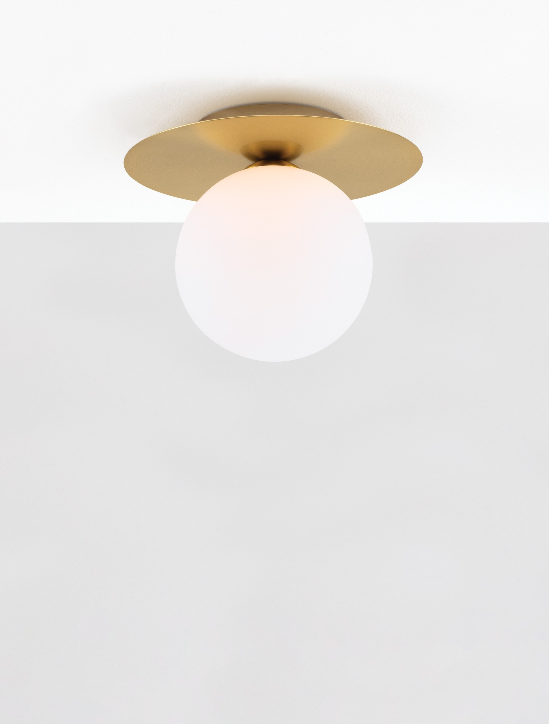 Plafon nowoczesny Luces Exclusivas BALCON, biało-złoty, 1 × G9, Ø 23 cm – LE43692 - obrazek 5