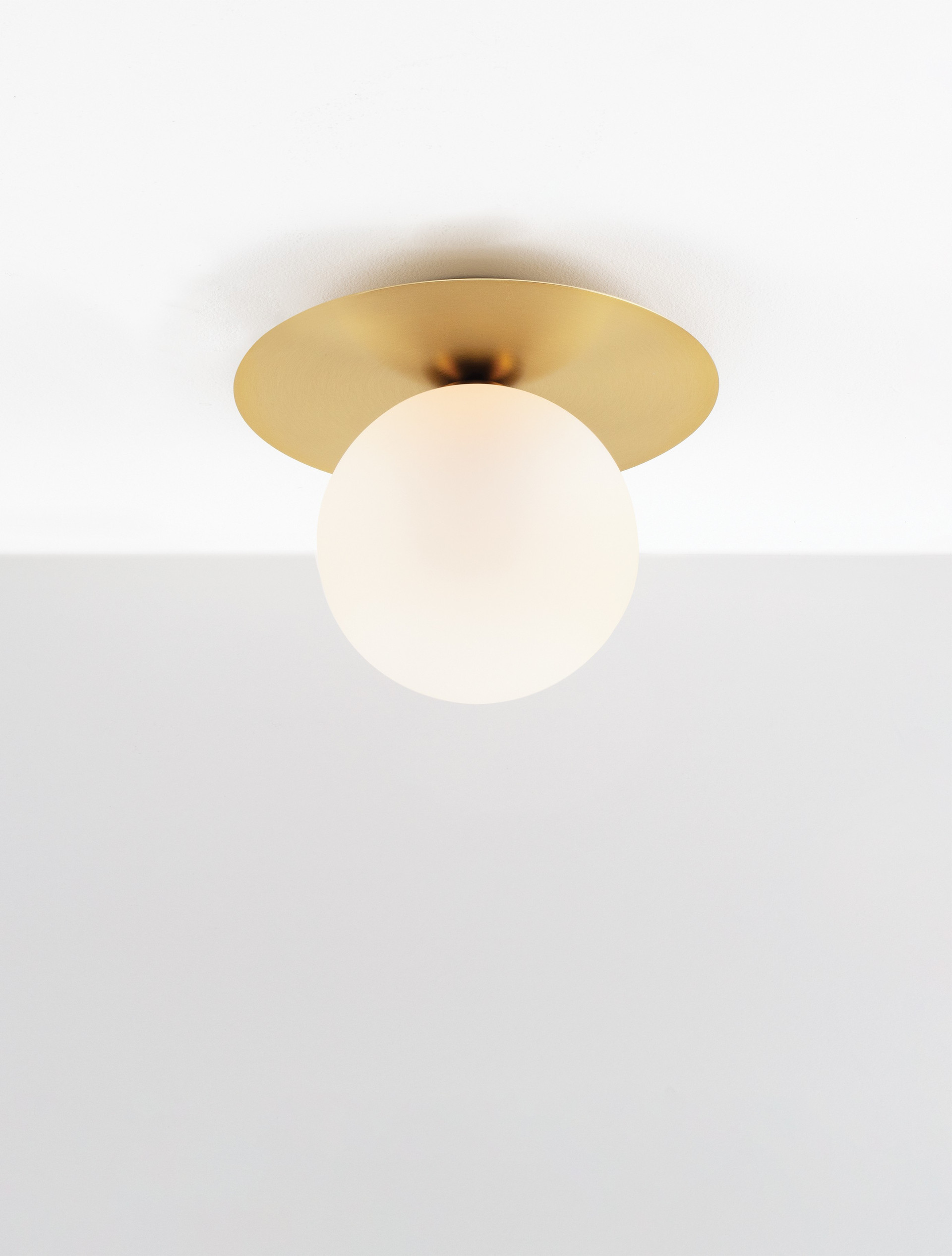 Plafon nowoczesny Luces Exclusivas BALCON, biało-złoty, 1 × G9, Ø 23 cm – LE43692 - obrazek 6