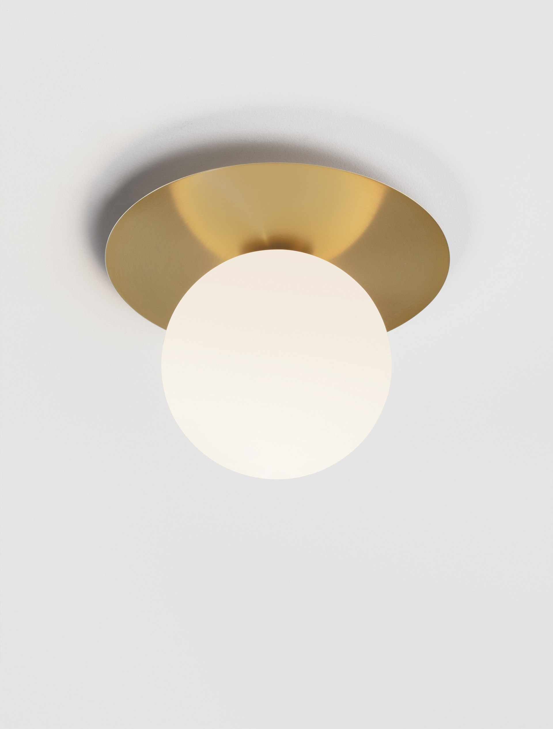 Plafon nowoczesny Luces Exclusivas BALCON, biało-złoty, 1 × G9, Ø 23 cm – LE43692 - obrazek 9